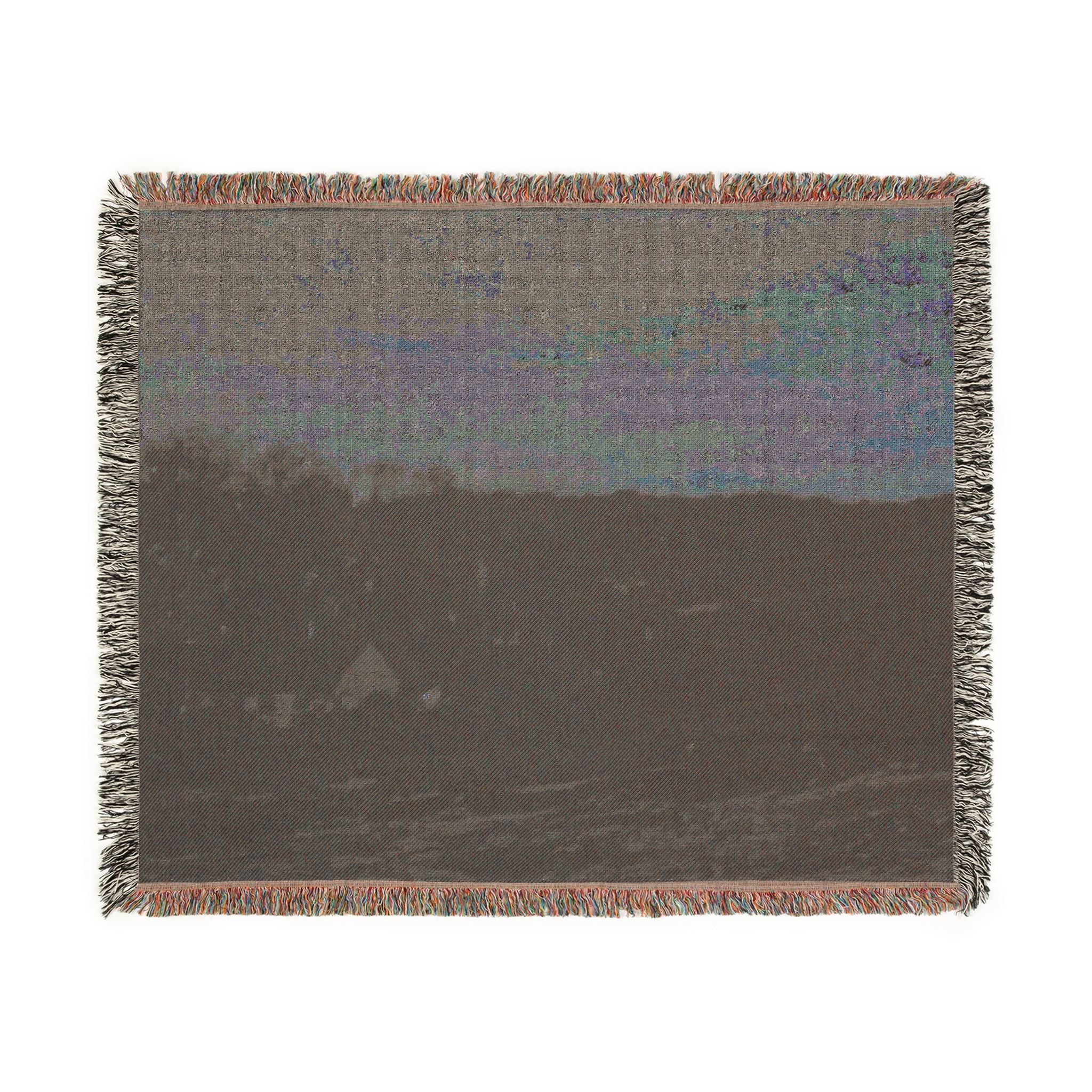 Charles François Daubigny - House of Mère Bazot | Woven Tapestry Blanket