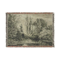 Charles François Daubigny - Stags at the Water's Edge | Woven Tapestry Blanket