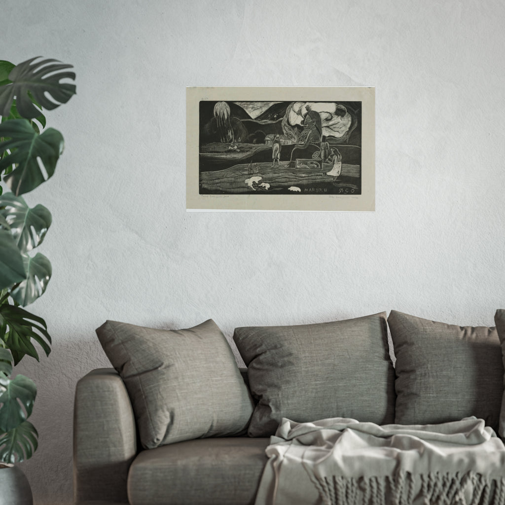 Paul Gauguin - Maruru (Offerings of Gratitude), from the Noa Noa Suite | Fine Art Poster