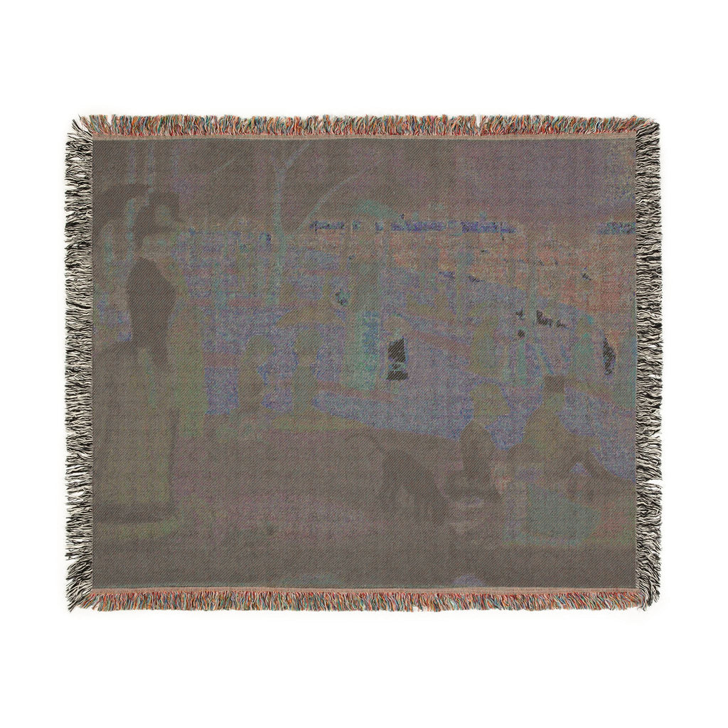 Georges Seurat - A Sunday on La Grande Jatte — 1884 | Woven Tapestry Blanket