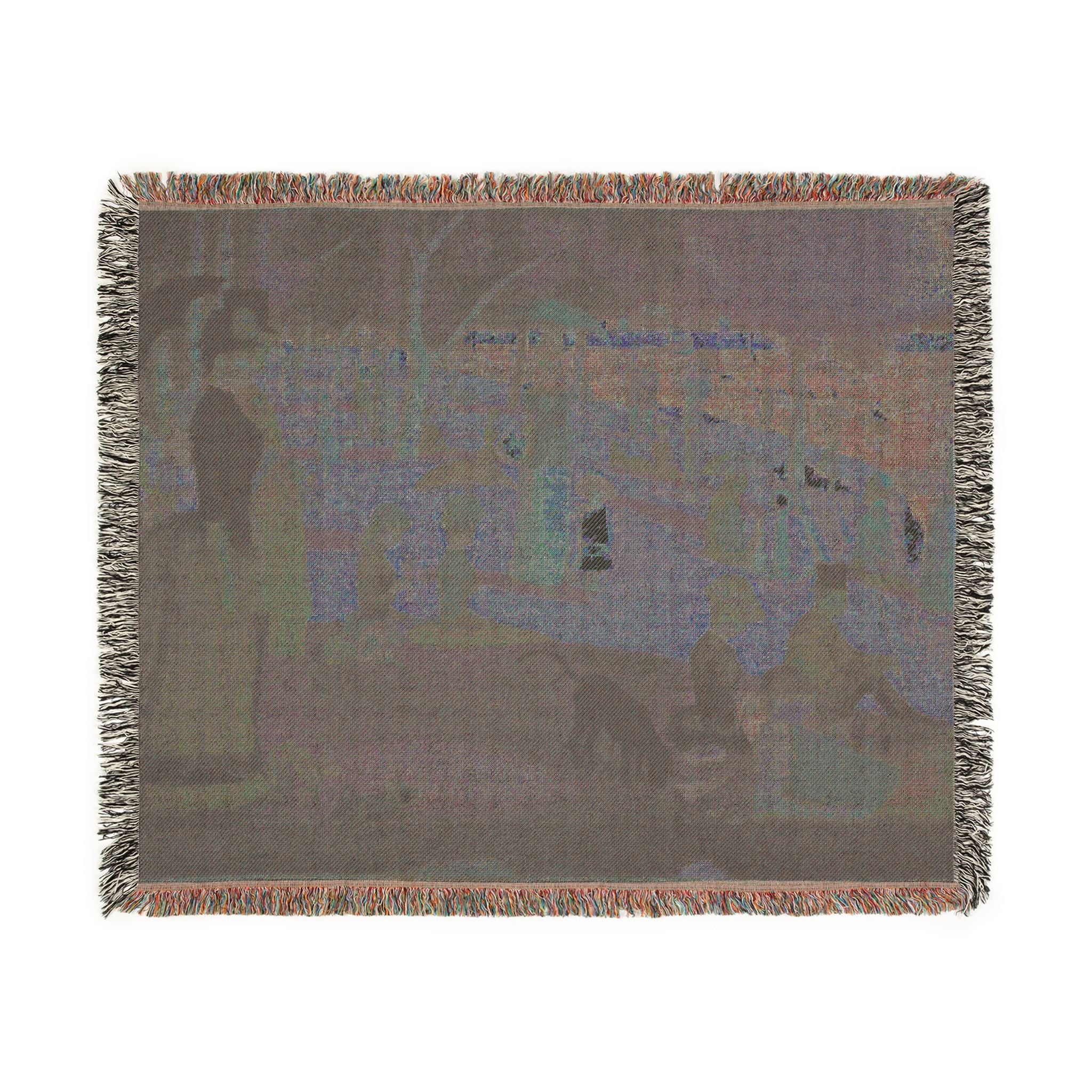 Georges Seurat - A Sunday on La Grande Jatte — 1884 | Woven Tapestry Blanket