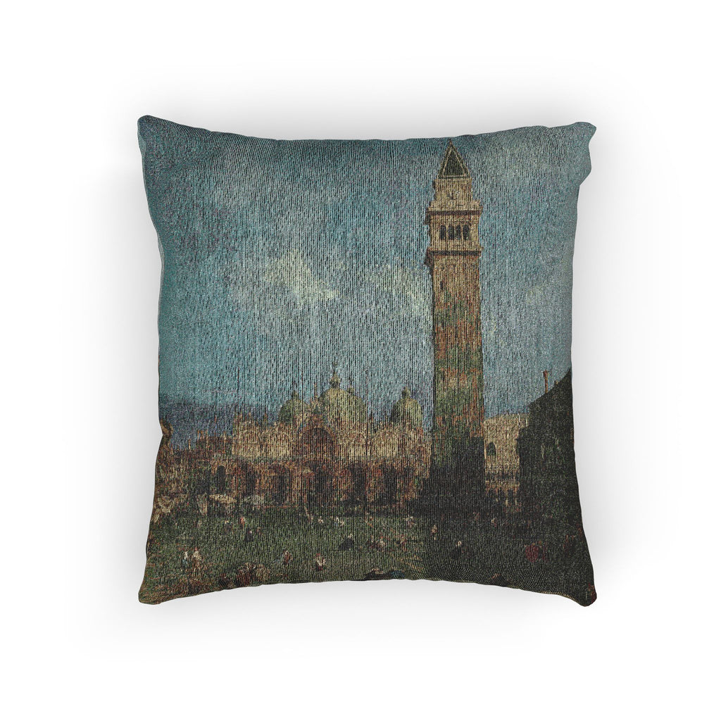 Giovanni Antonio Canal, il Canaletto - Piazza San Marco - WGA03883 | Woven Pillow