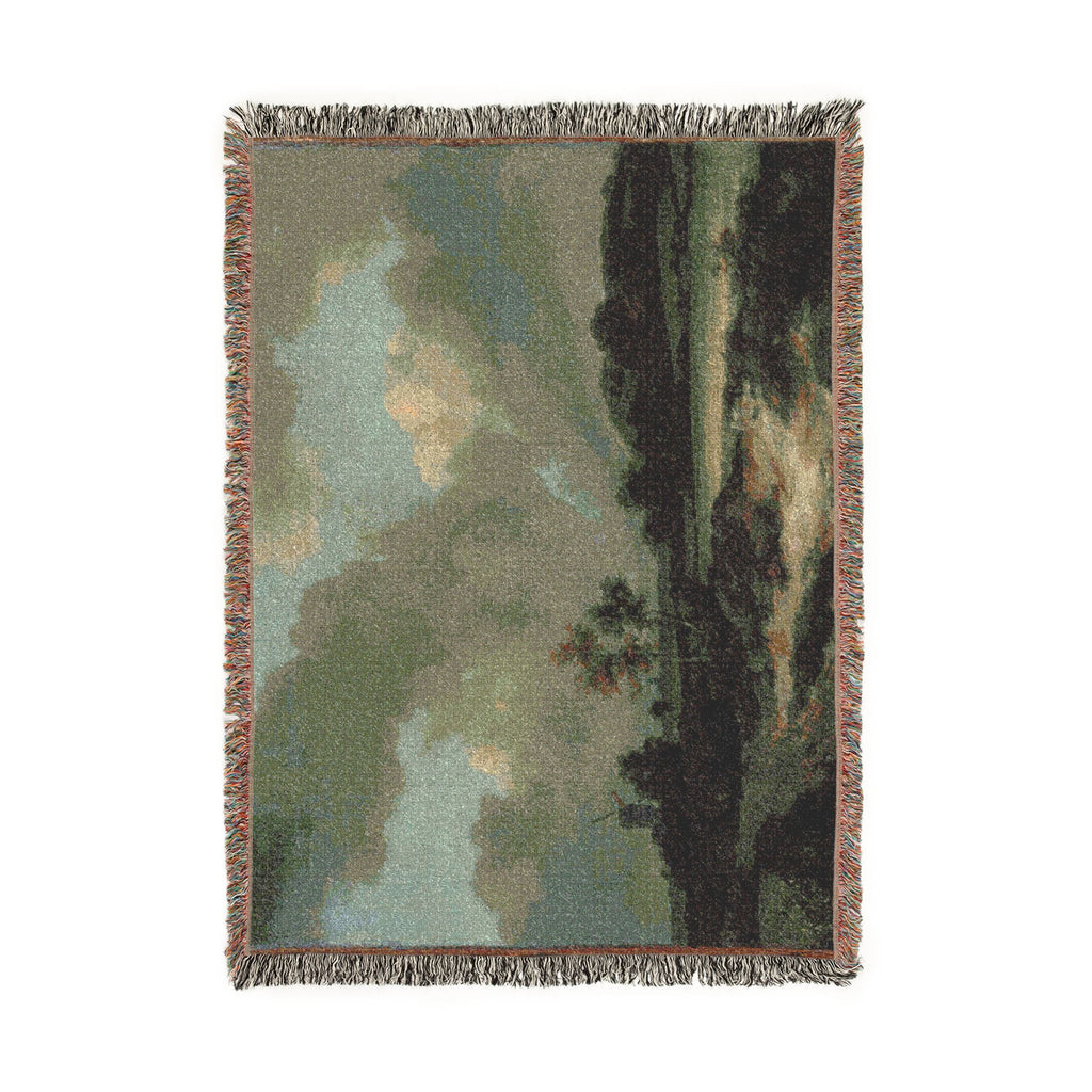 Jacob van Ruisdael - Grainfields | Woven Tapestry Blanket