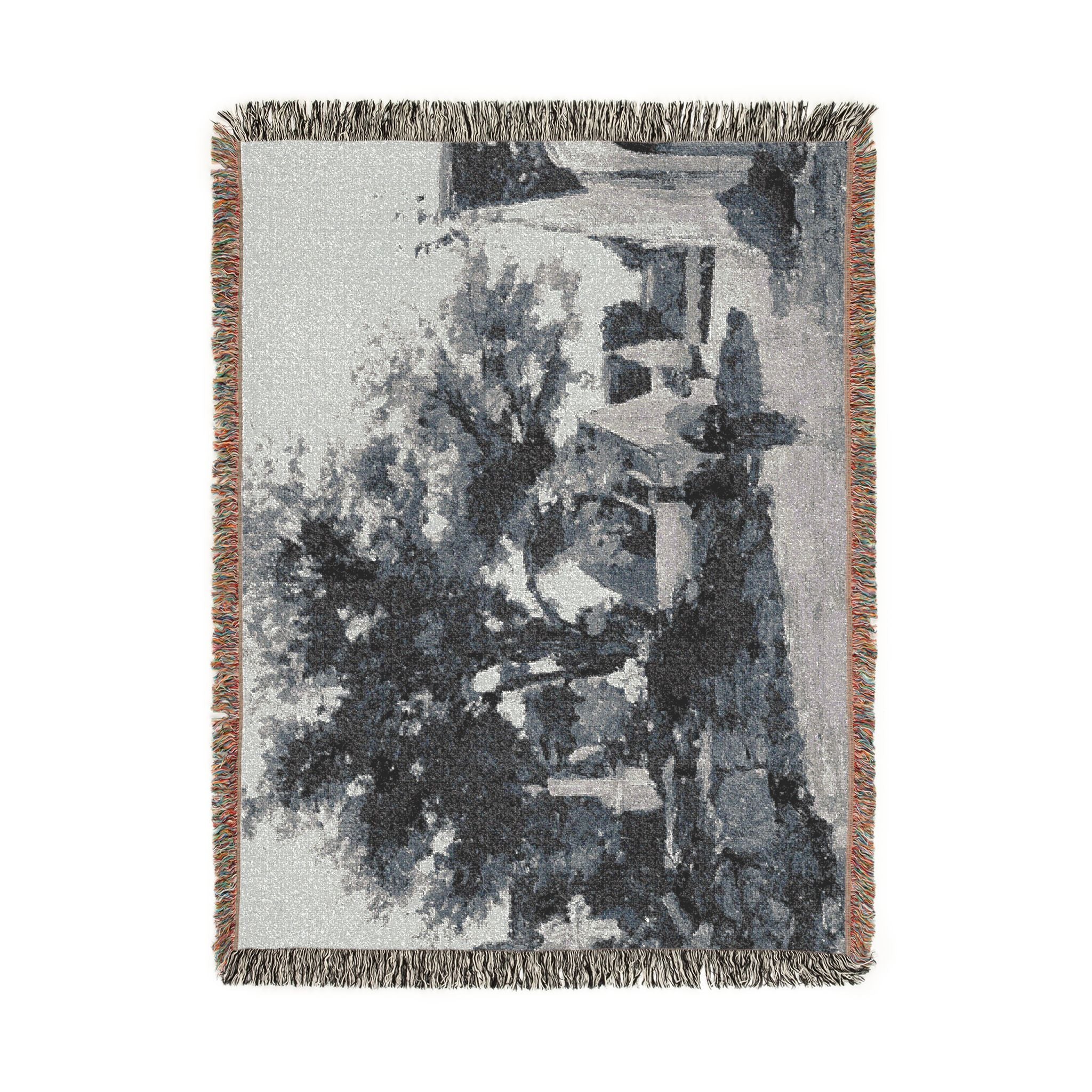 Charles François Daubigny - Village in Brittany | Woven Tapestry Blanket