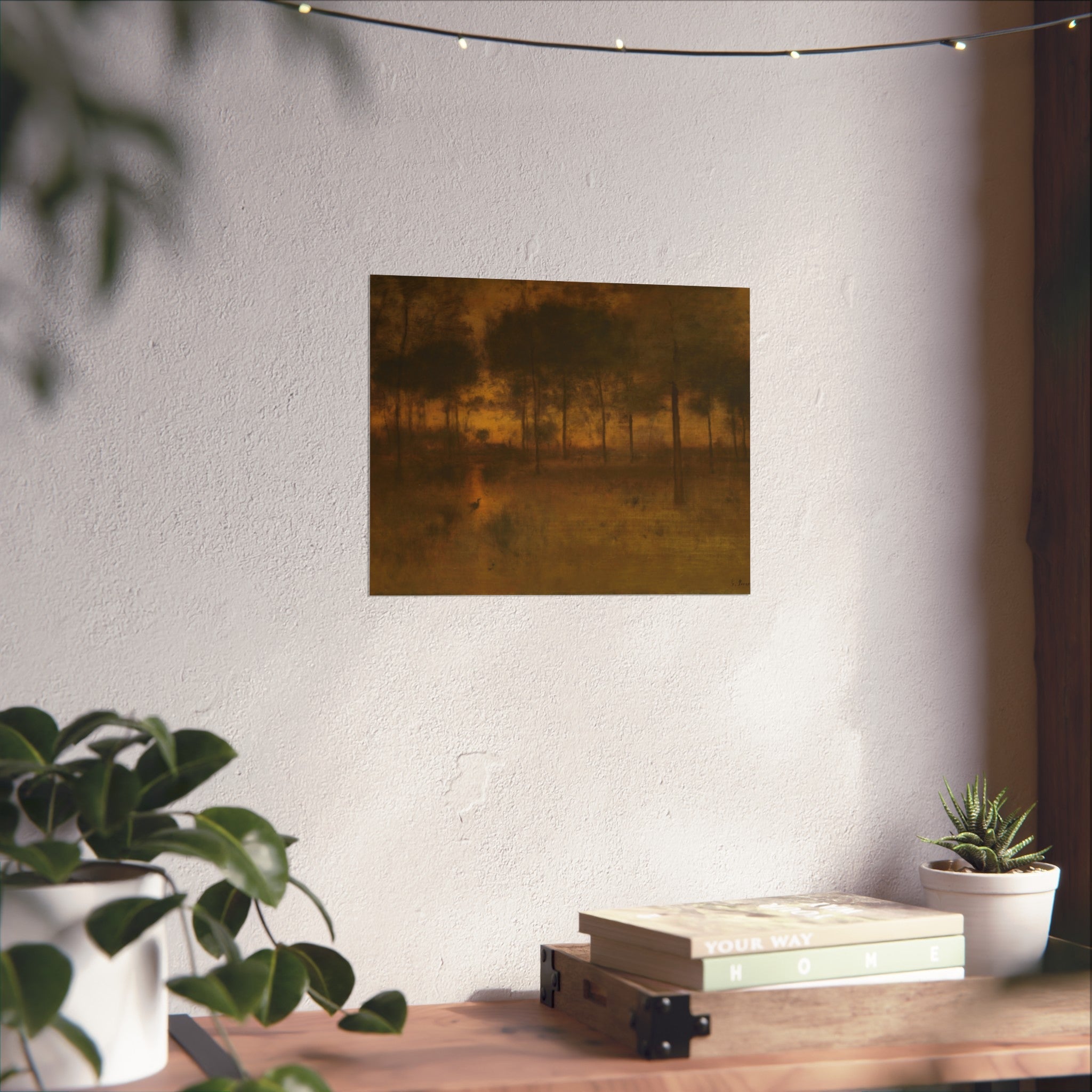 George Inness - The Home of the Heron | Fine Art Poster