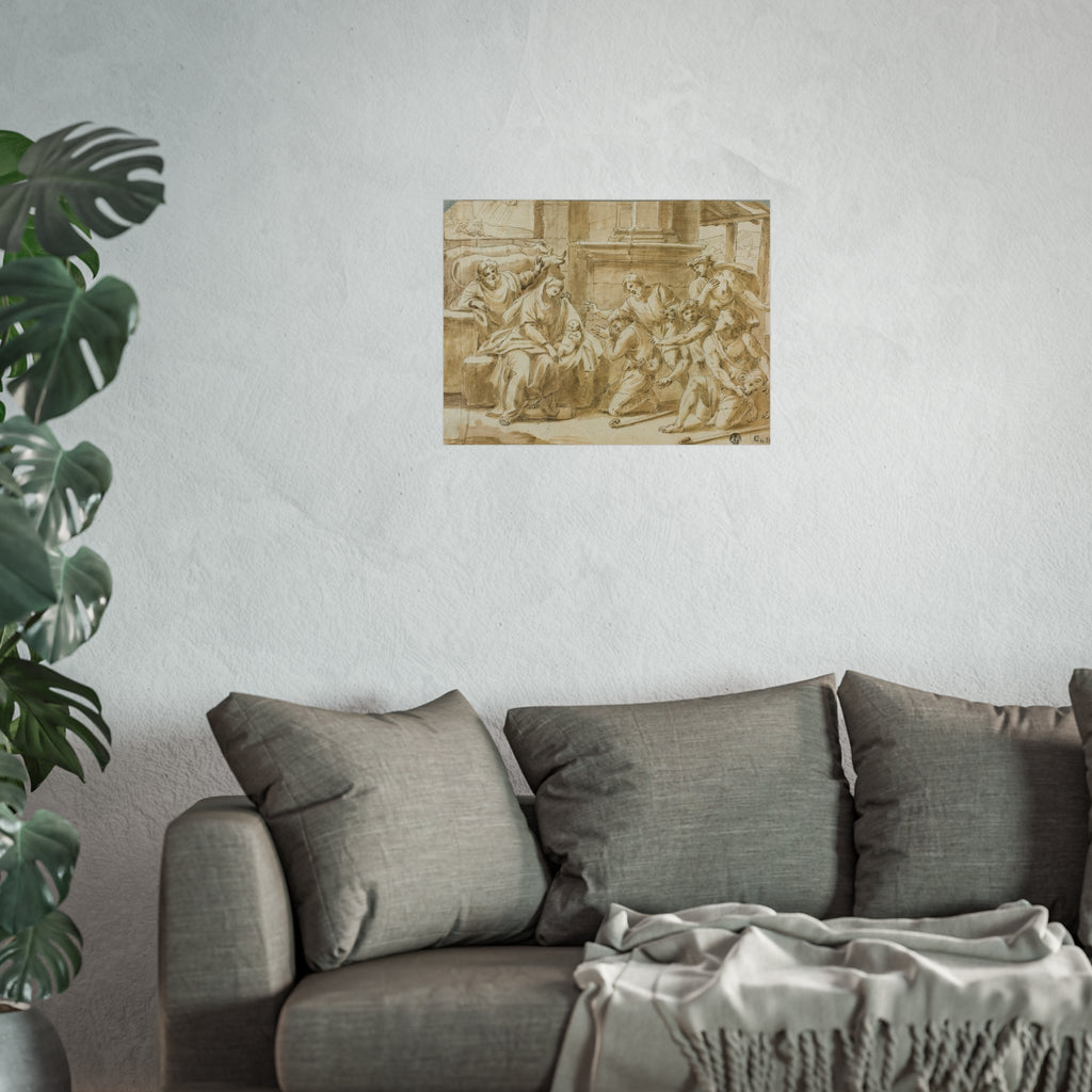 Nicolas Poussin - Adoration of the Shepherds | Fine Art Poster