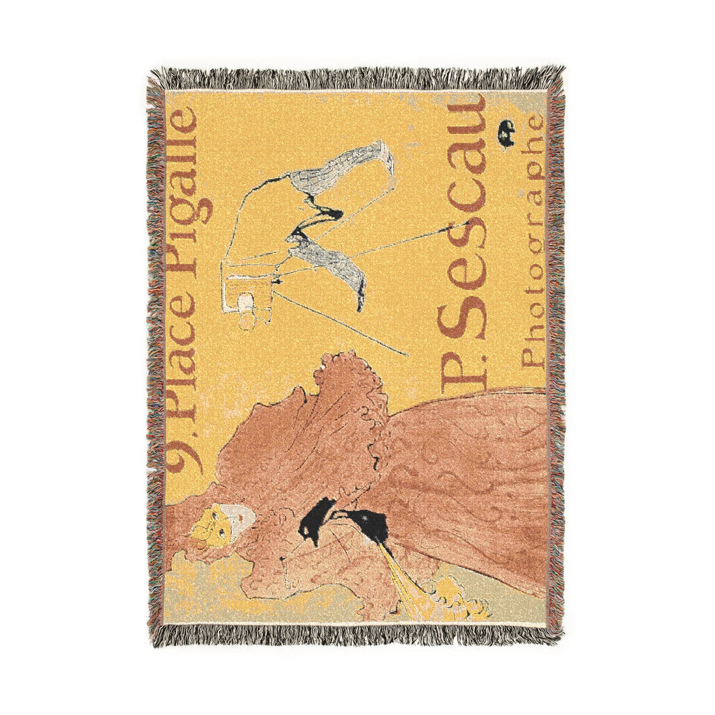 Henri de Toulouse-Lautrec - The Photographer Sescau | Woven Tapestry Blanket