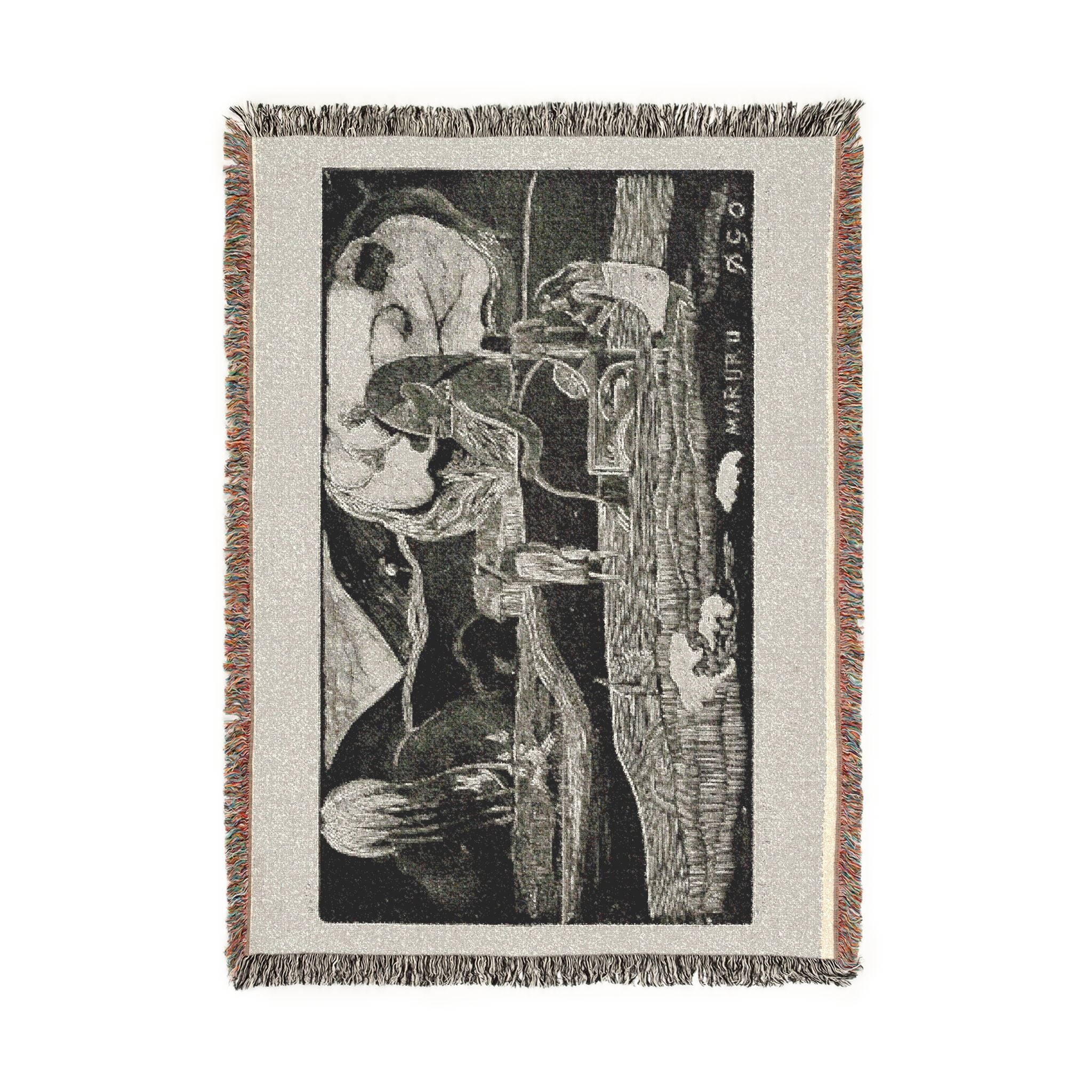 Paul Gauguin - Maruru (Offerings of Gratitude), from the Noa Noa Suite | Woven Tapestry Blanket