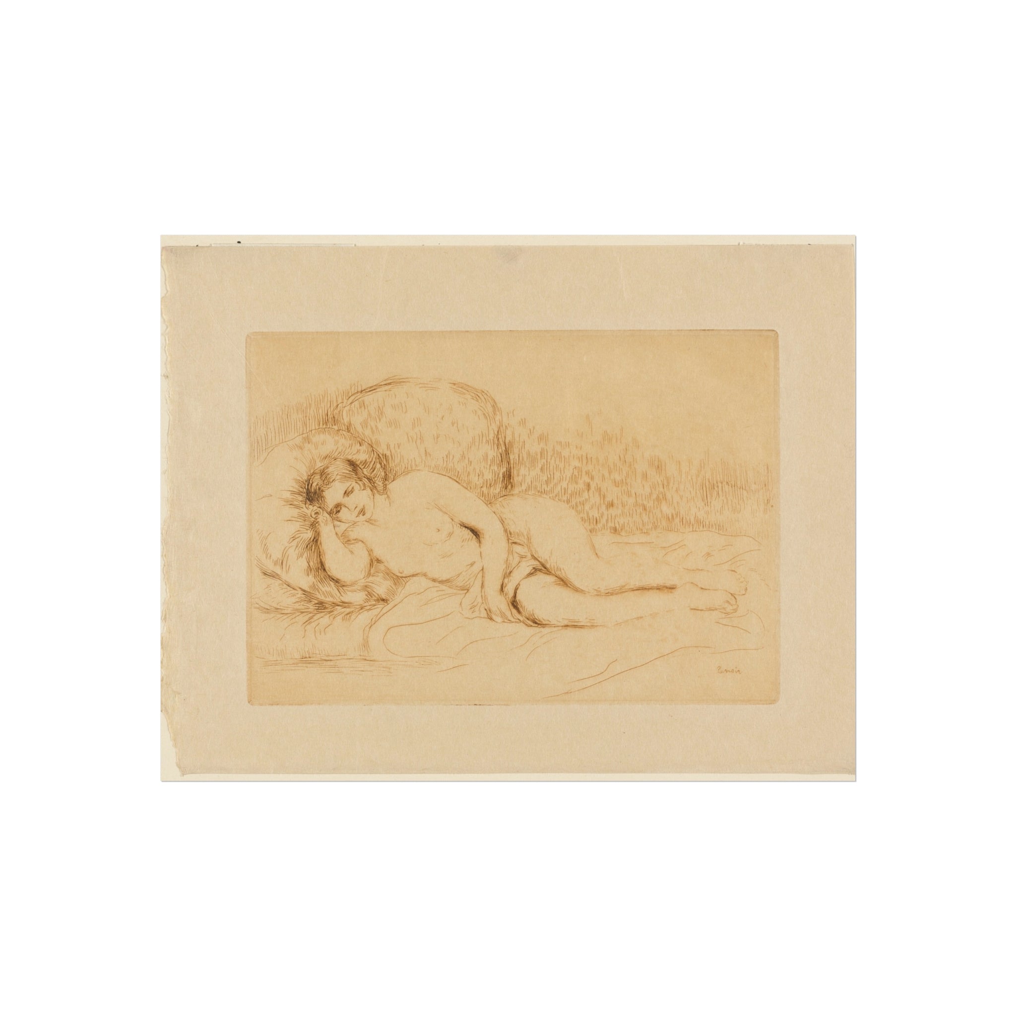 Pierre-Auguste Renoir - Reclining Nude | Fine Art Poster