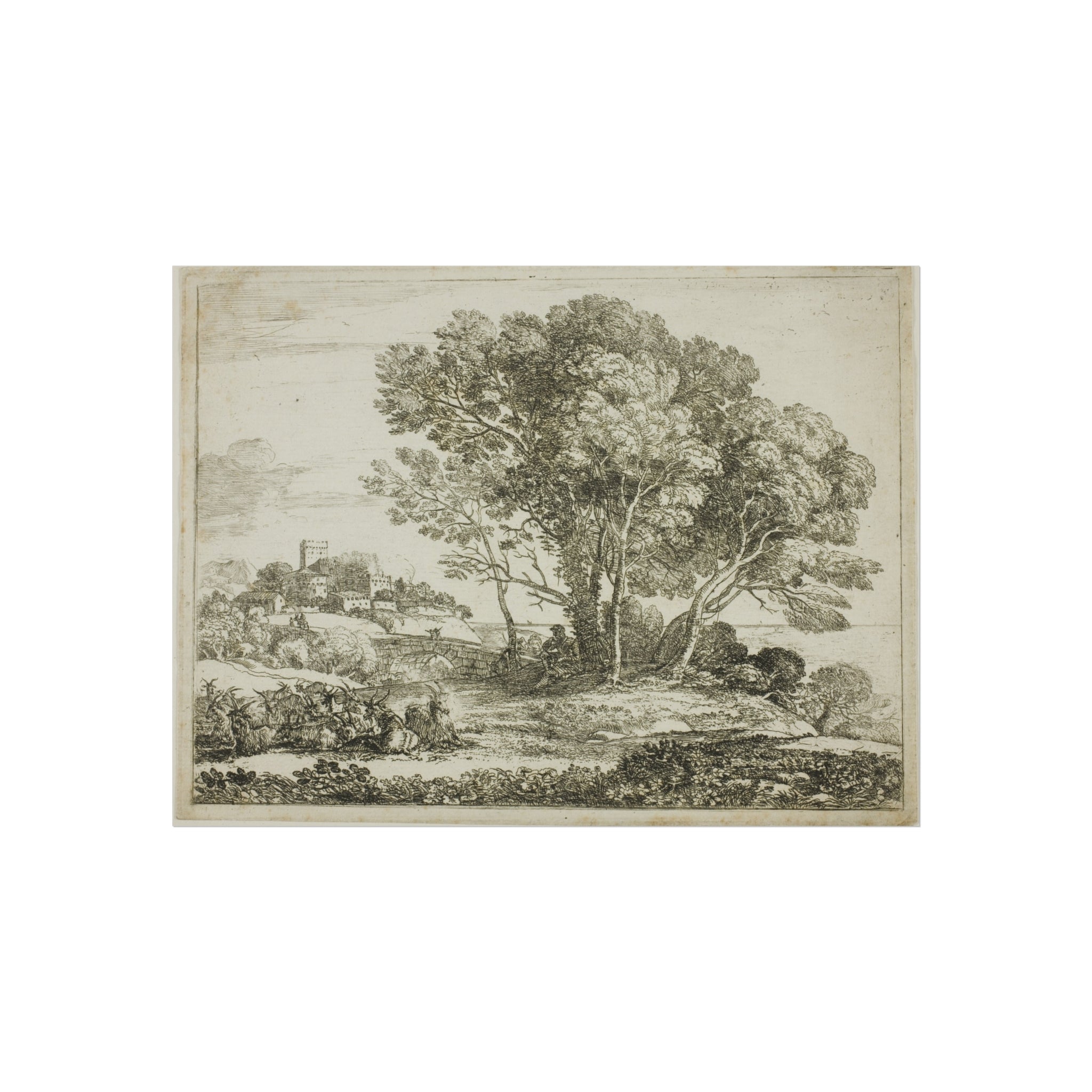 Claude Lorrain - The Goatherd | Fine Art Poster
