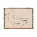 Paul Cezanne - Hercules Resting | Woven Tapestry Blanket