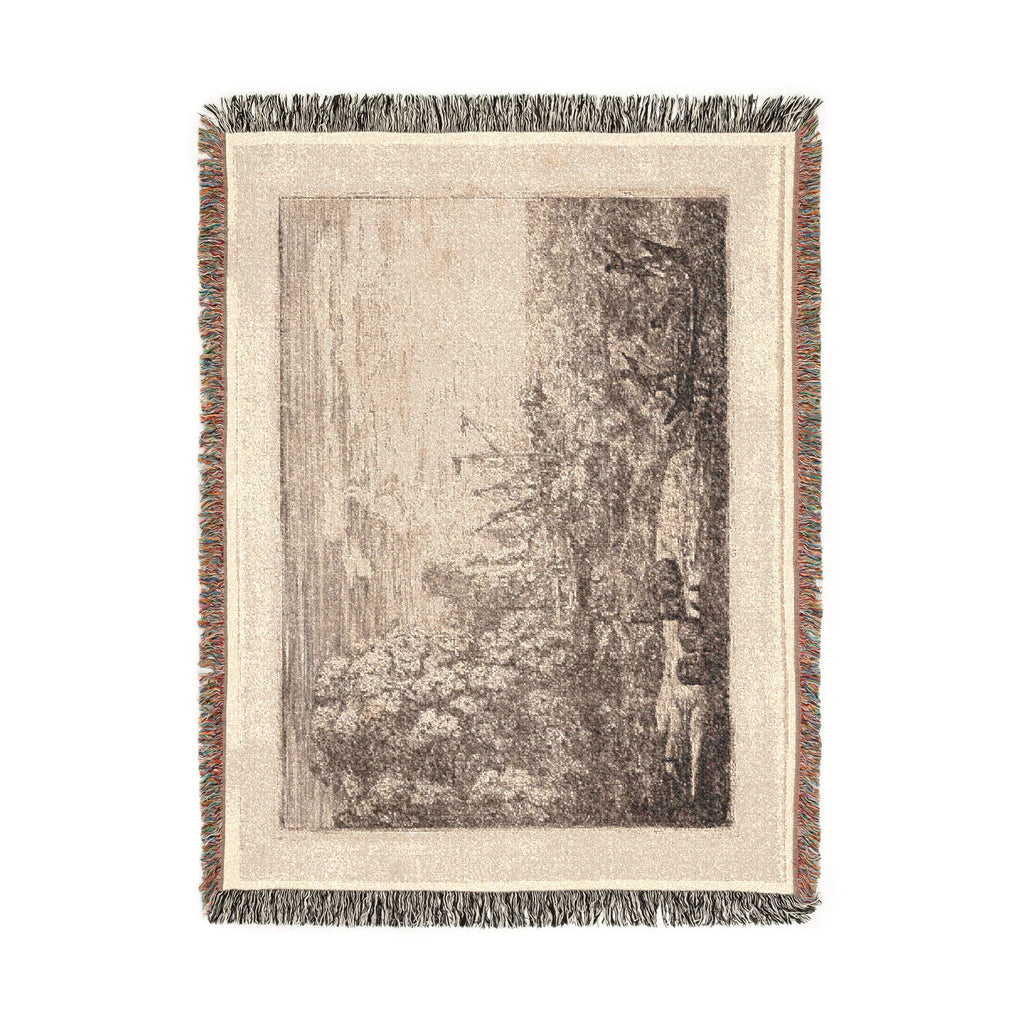 Claude Lorrain - The Tempest | Woven Tapestry Blanket