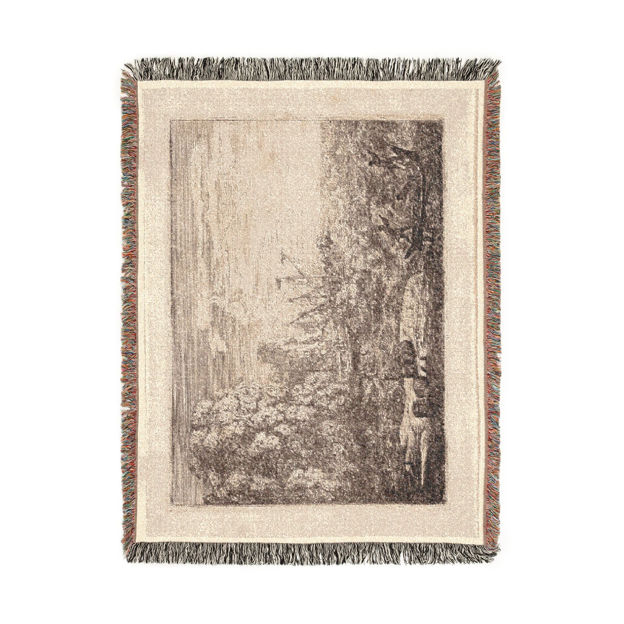 Claude Lorrain - The Tempest | Woven Tapestry Blanket