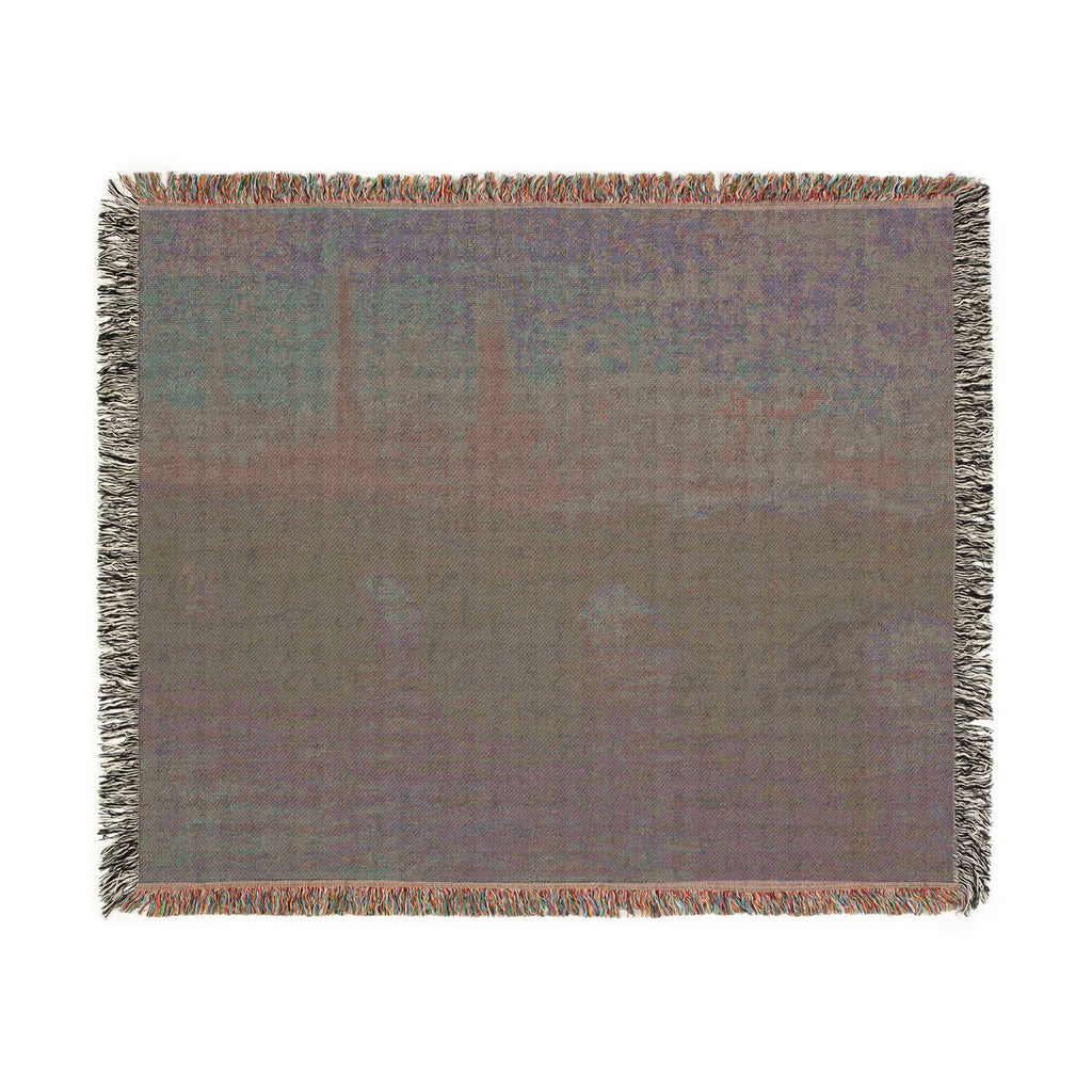 Claude Monet - Waterloo Bridge, Gray Weather | Woven Tapestry Blanket