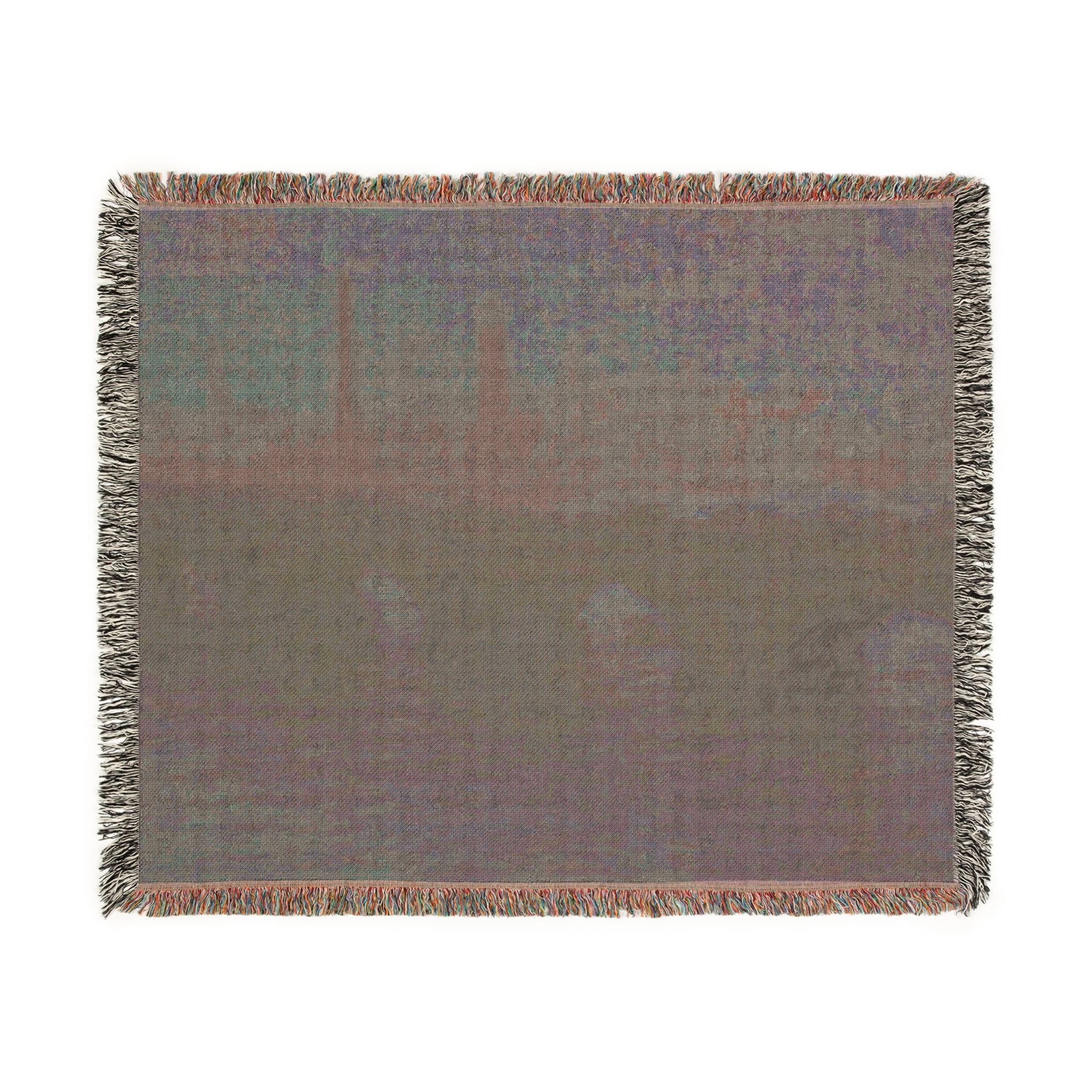Claude Monet - Waterloo Bridge, Gray Weather | Woven Tapestry Blanket