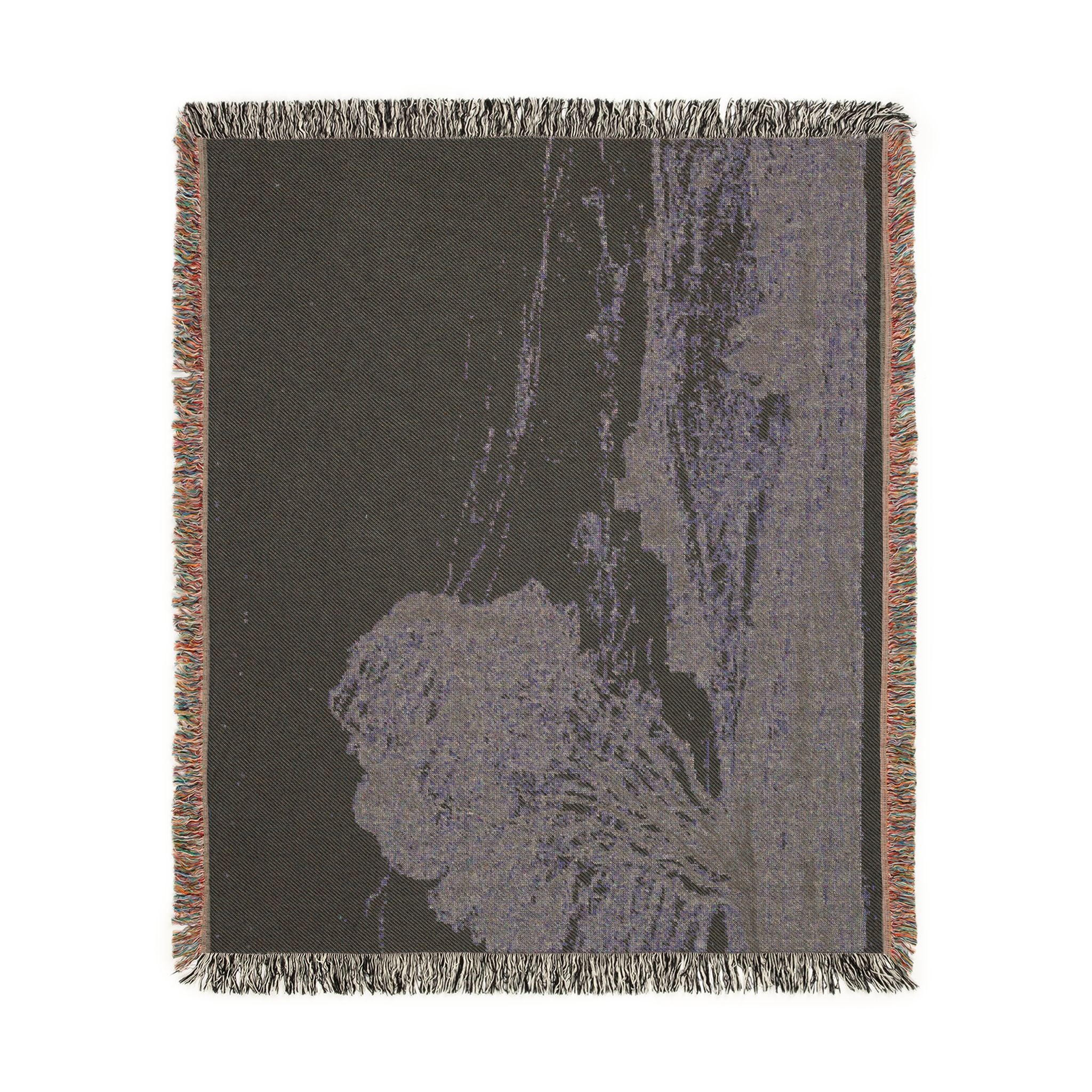 Jean Baptiste Camille Corot - The Isolated Fort | Woven Tapestry Blanket