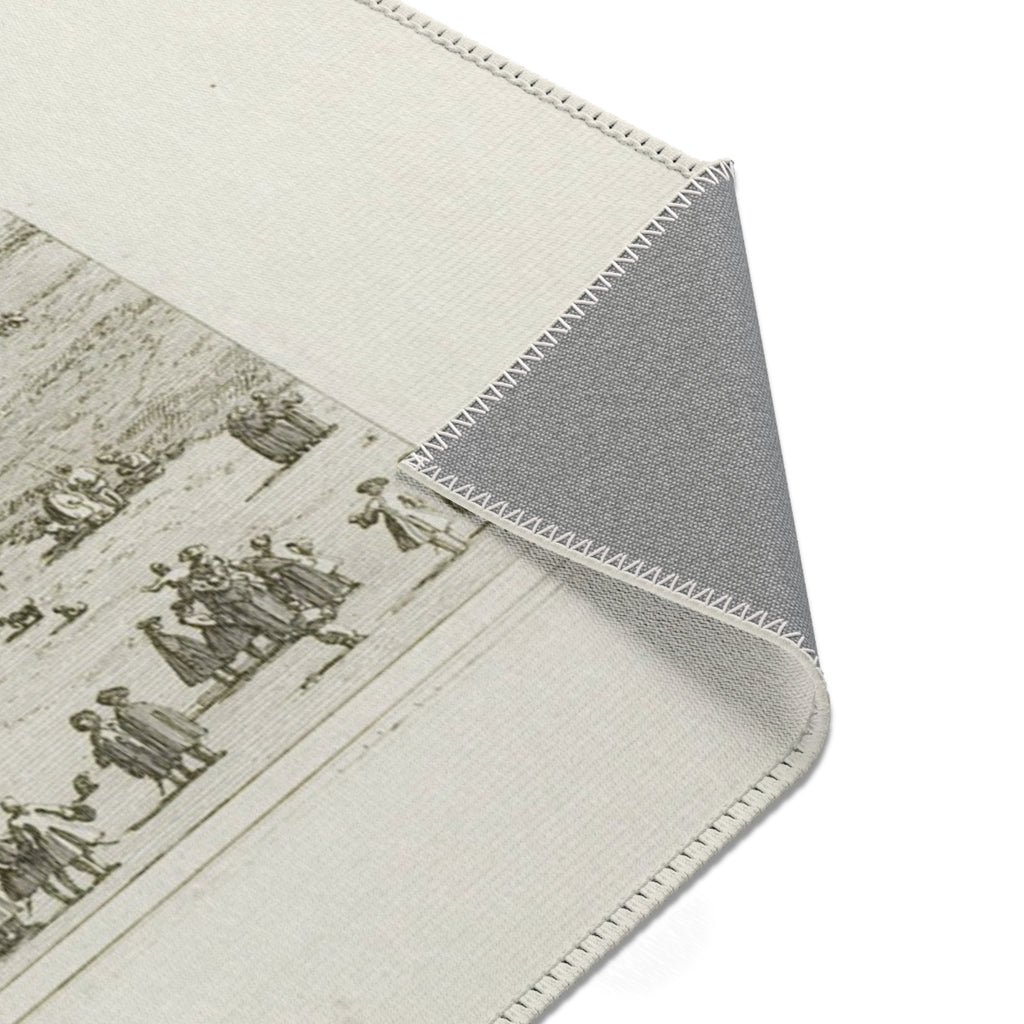 Canaletto - S. Giustina in prà della Vale, from Vedute | Area Rug