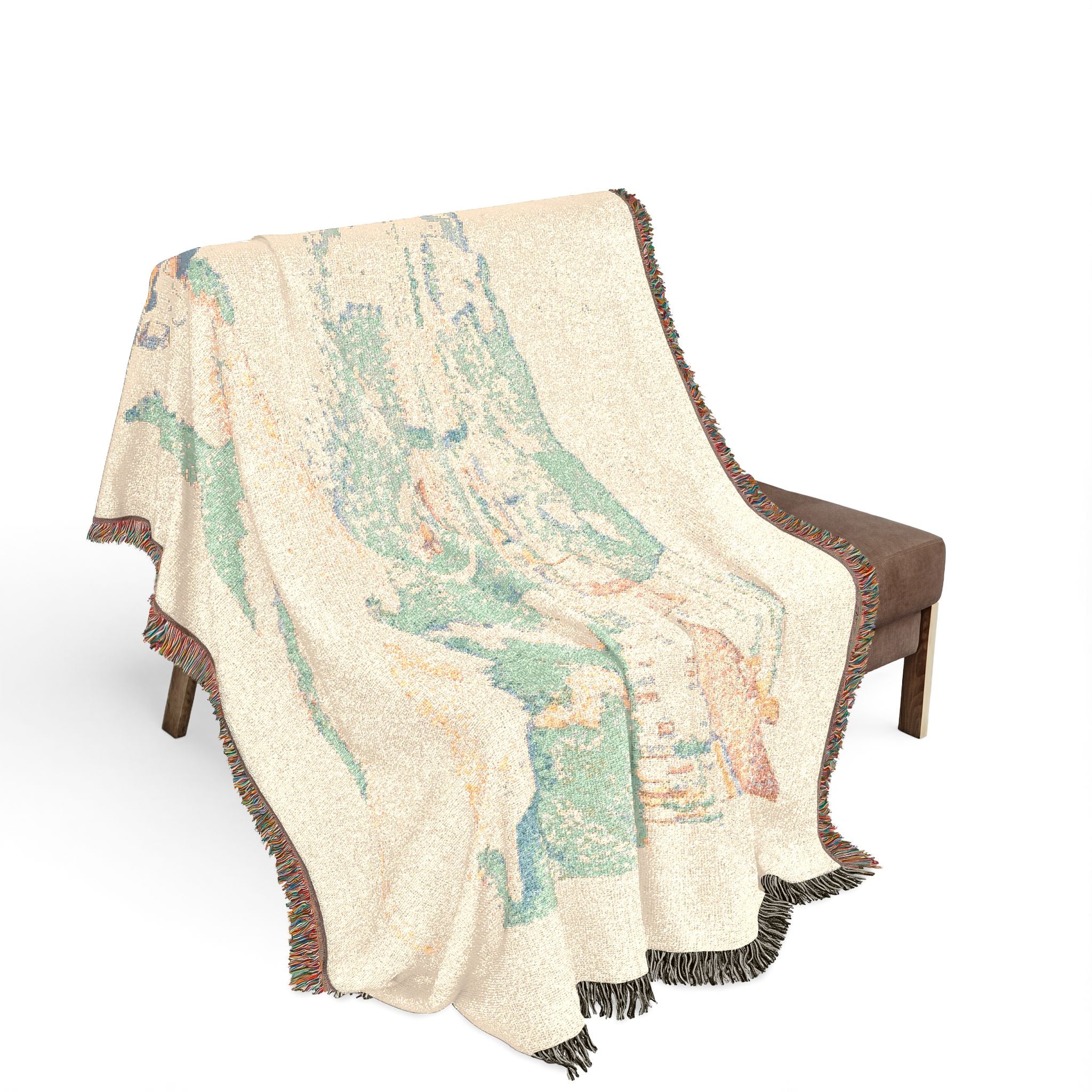 The Andelys Paul Signac Tapestry Blanket