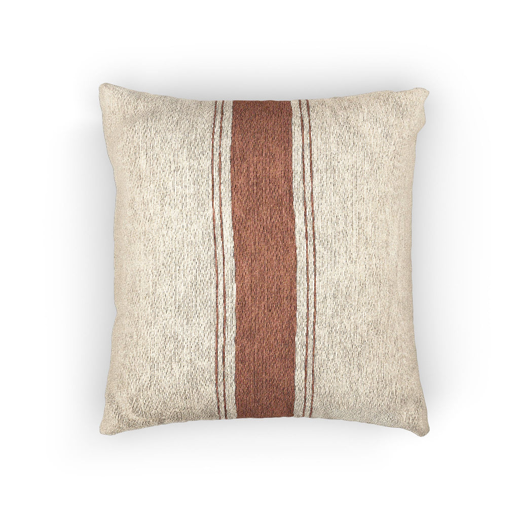 Kiln Grain Sack Stripe Woven Pillow