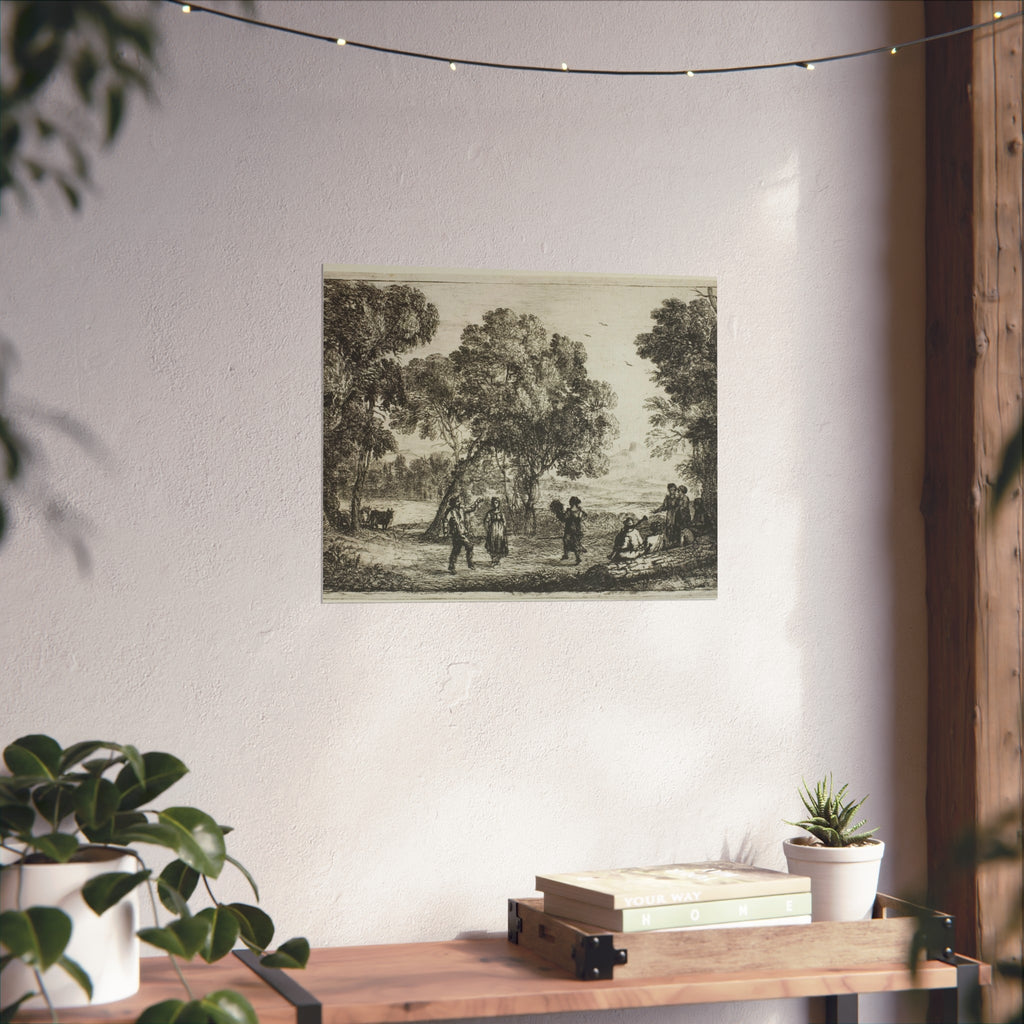 Claude Lorrain - The Country Dance | Fine Art Poster