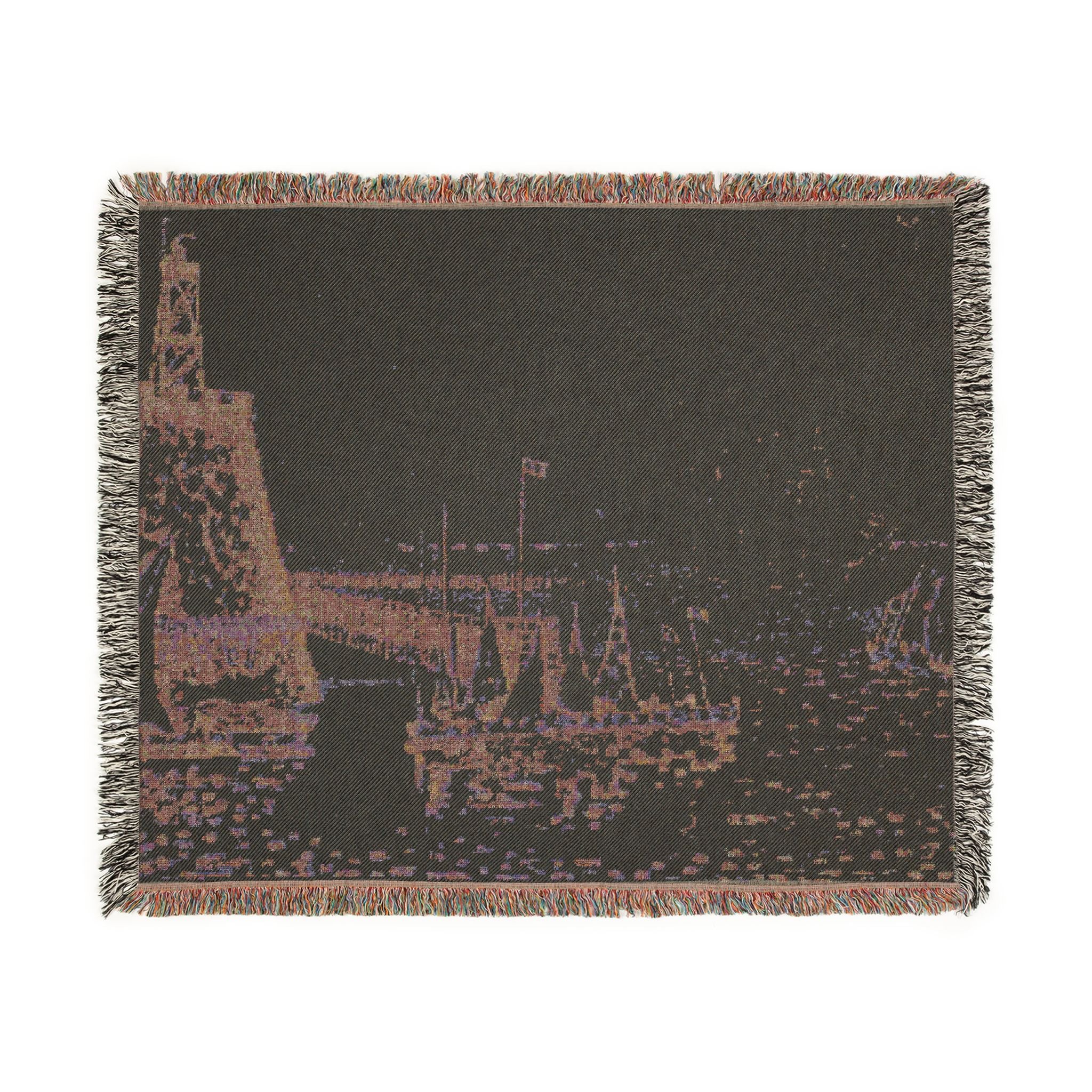 Paul Signac - Evening | Woven Tapestry Blanket