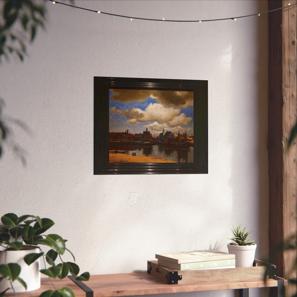 Den Haag - Mauritshuis - Johannes Vermeer (1632-1675) - View of Delft c. 1660-1661 | Fine Art Poster