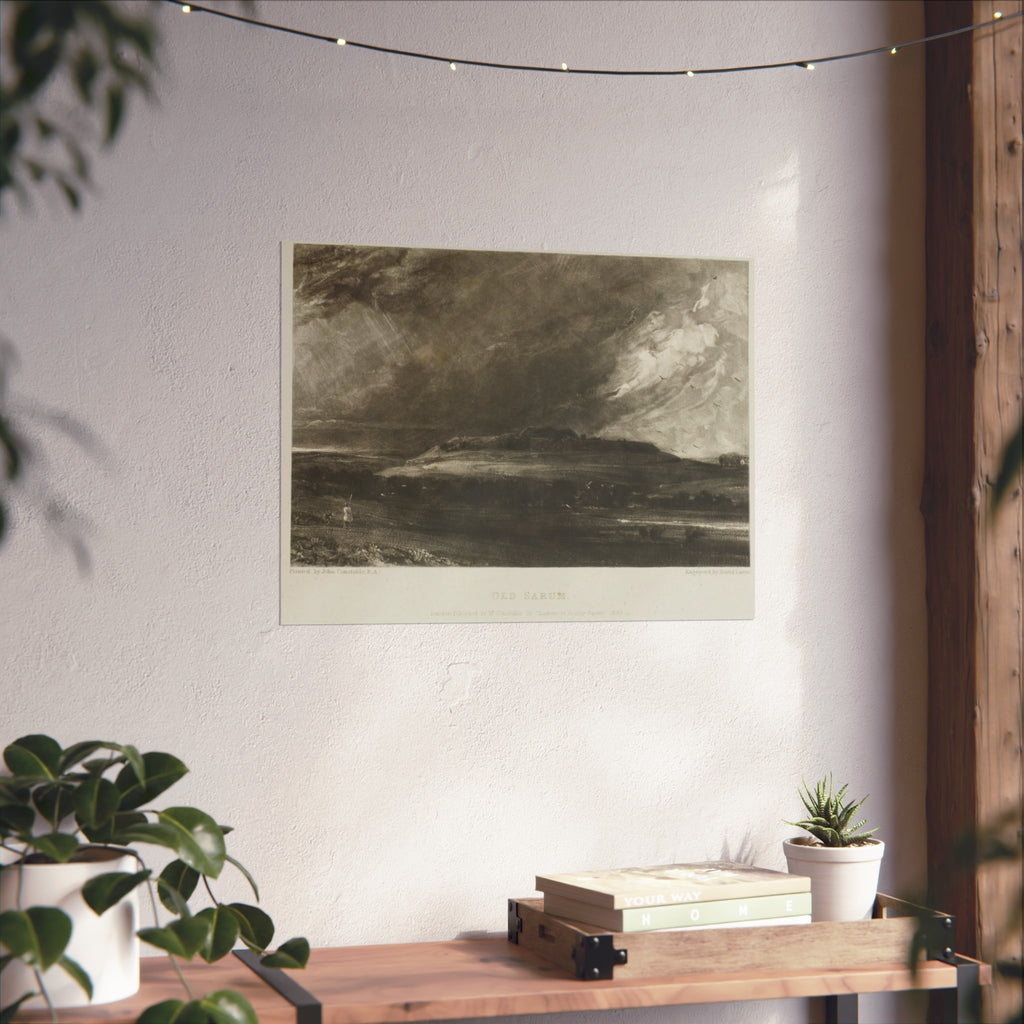 David Lucas - Old Sarum | Fine Art Poster