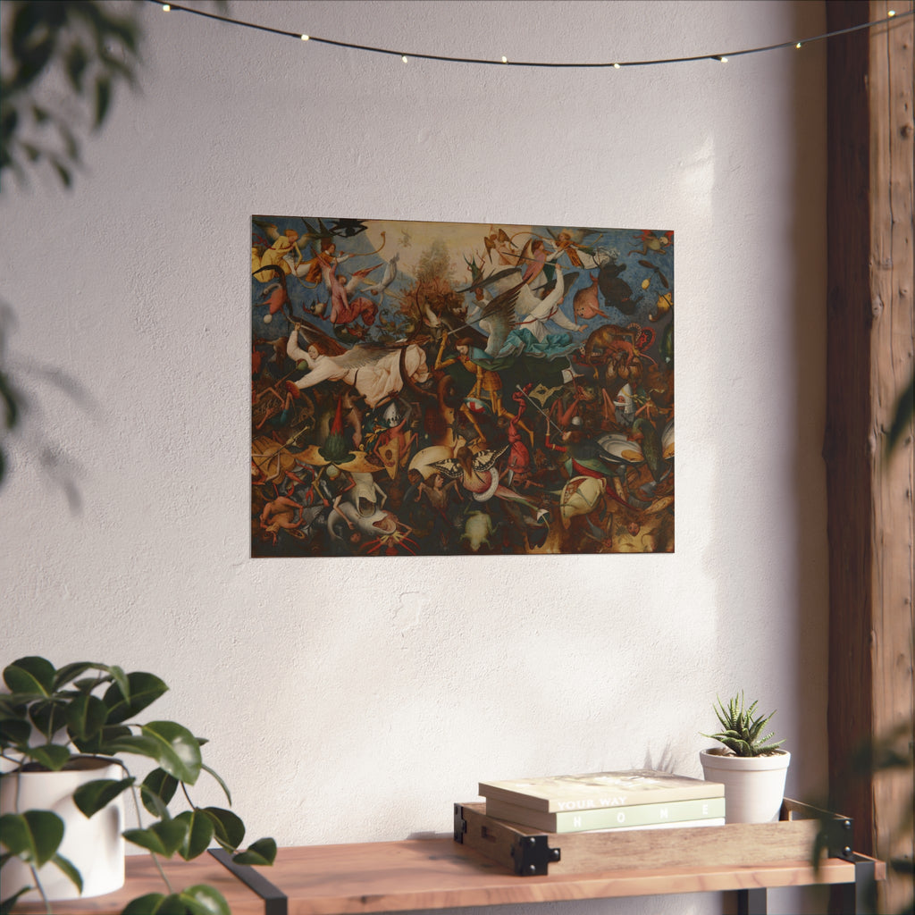 Pieter Bruegel the Elder - The Fall of the Rebel Angels - Google Art Project | Fine Art Poster