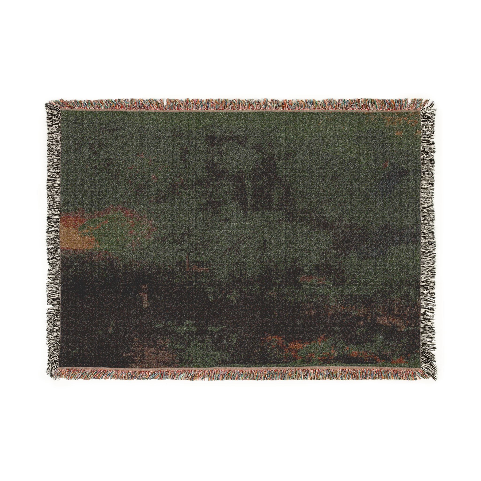 George Inness - Threatening | Woven Tapestry Blanket