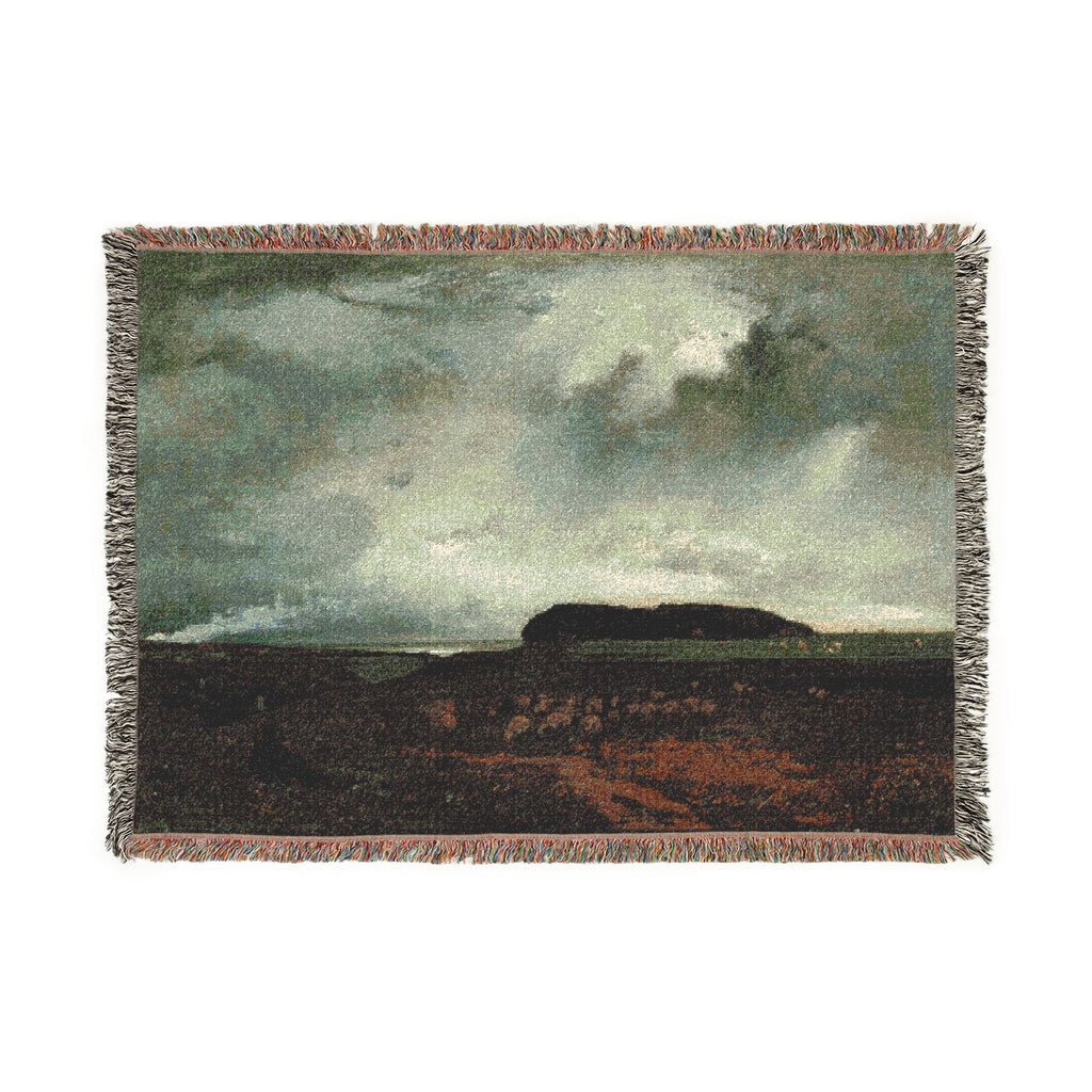 George Inness - The Storm | Woven Tapestry Blanket