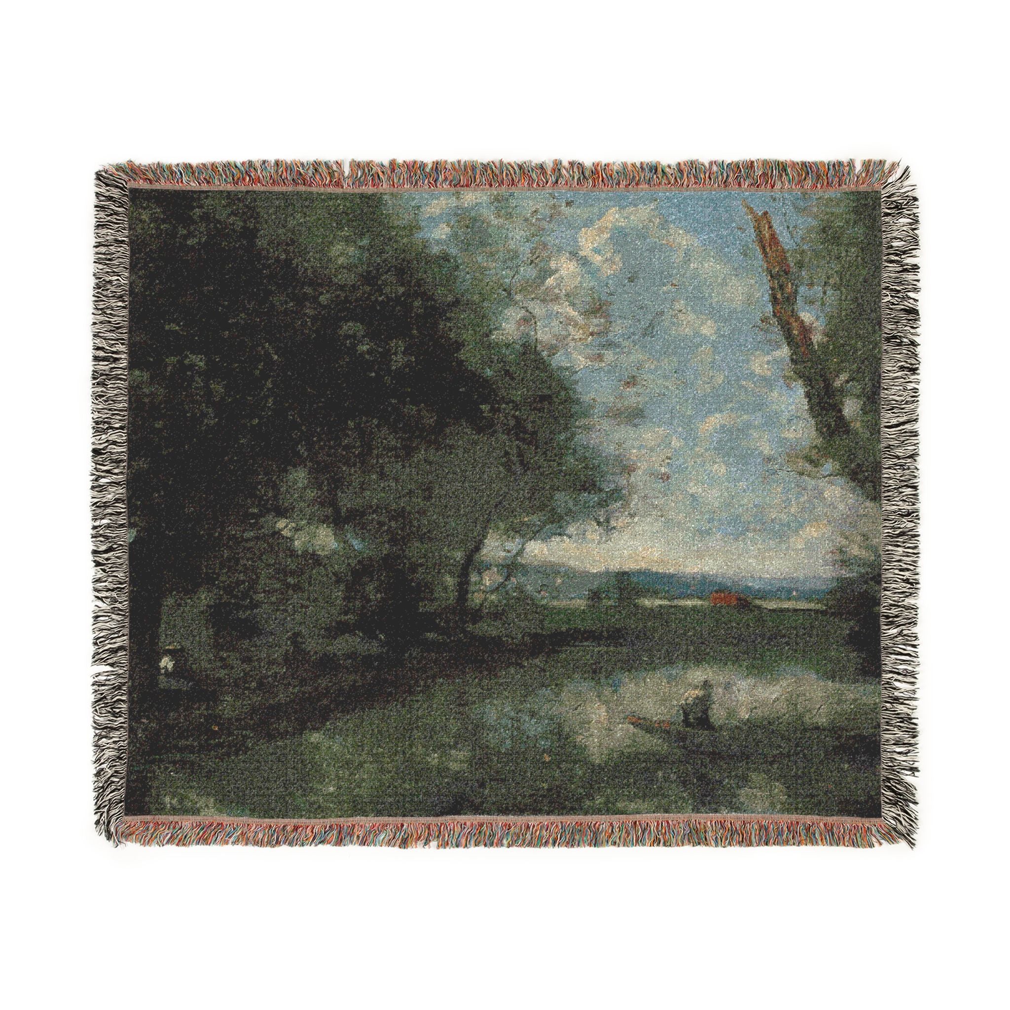 Landscape Camille Corot Tapestry Blanket