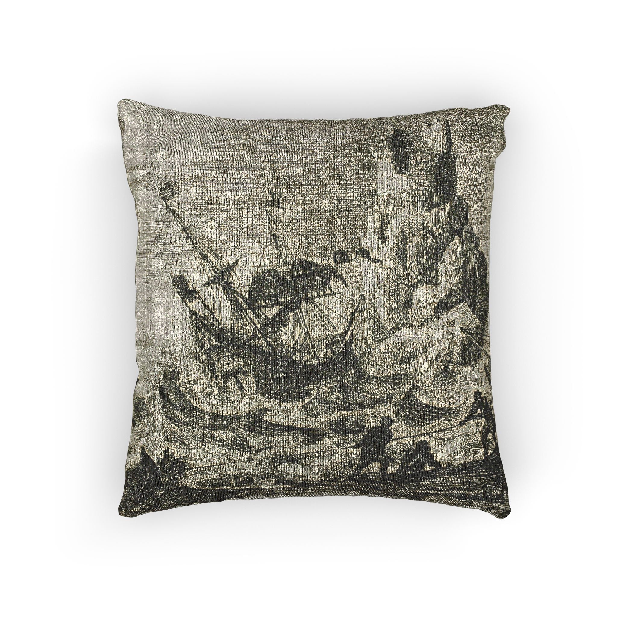 Claude Lorrain - The Shipwreck | Woven Pillow