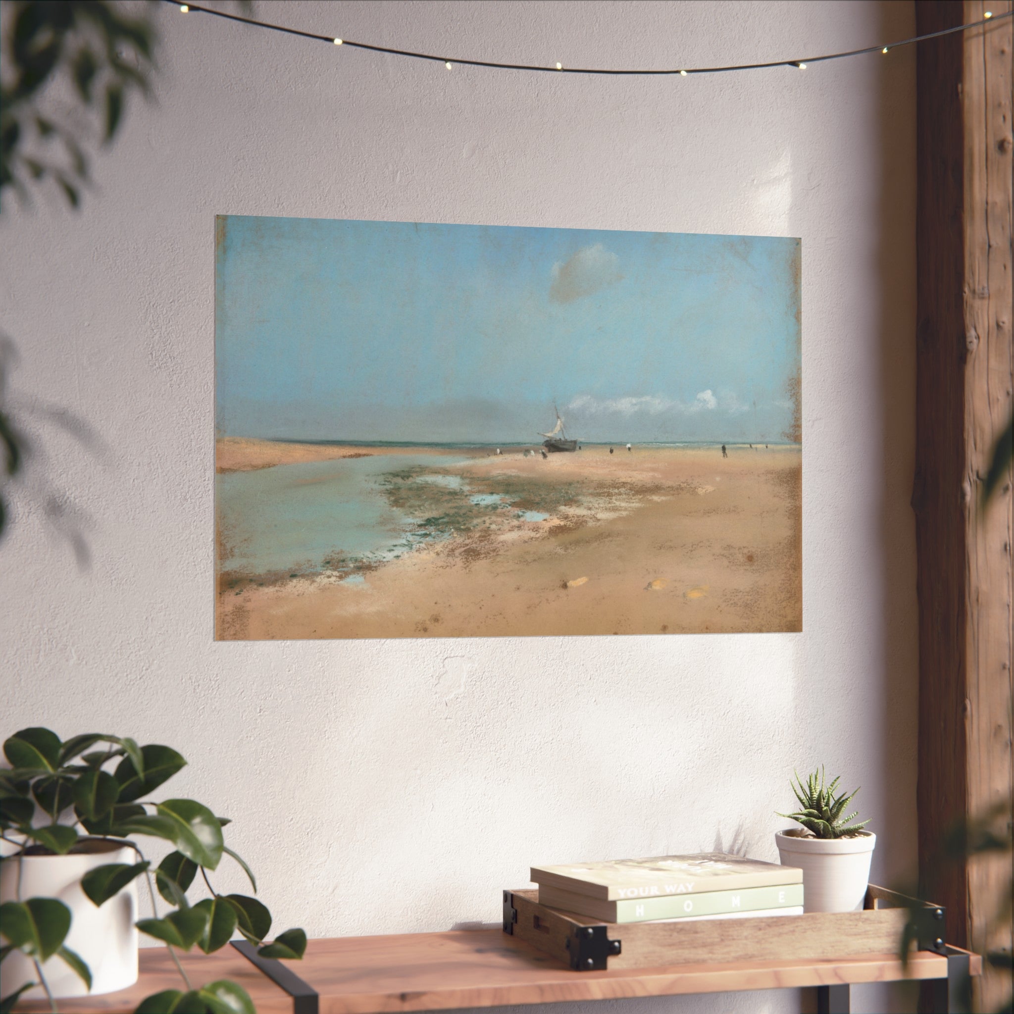 Hilaire Germain Edgar Degas - Beach at Low Tide (Mouth of the River) | Fine Art Poster