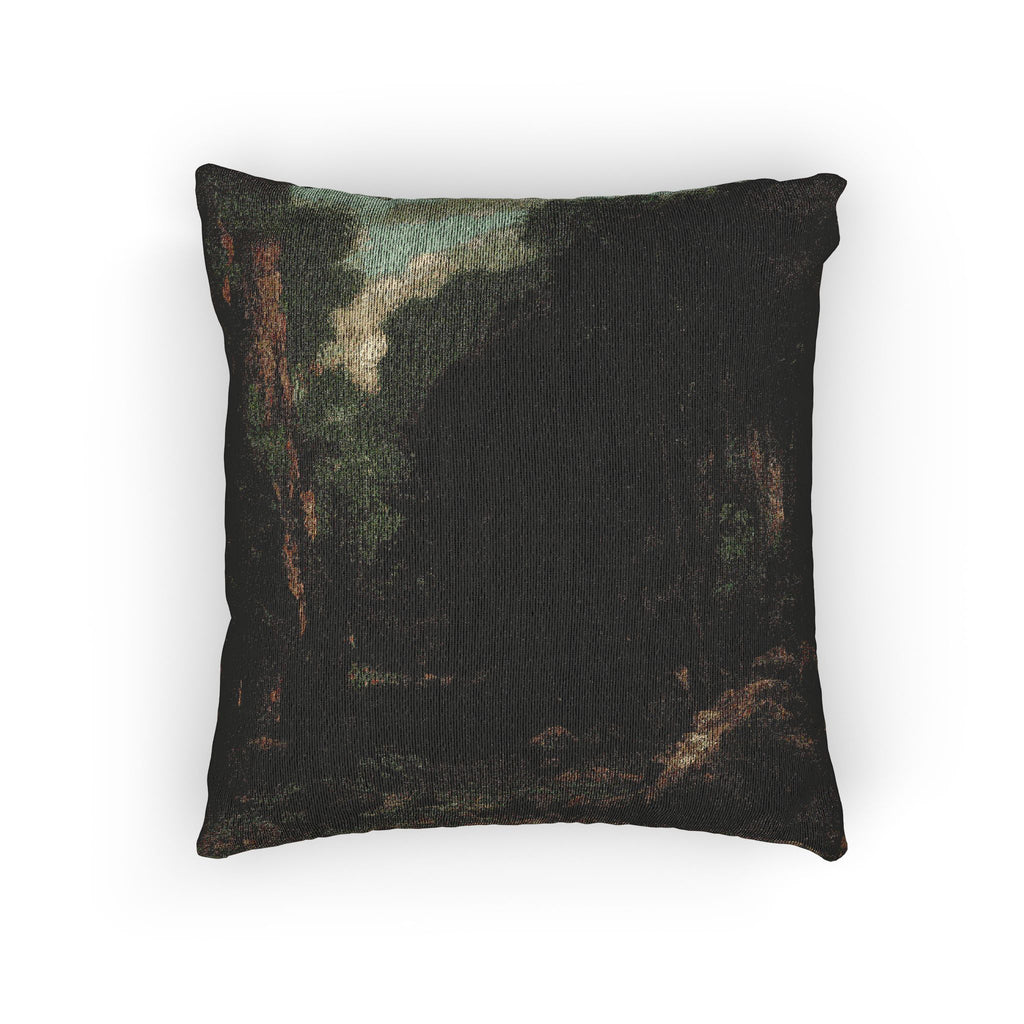 Gustave Courbet - The Valley of Les Puits-Noir | Woven Pillow