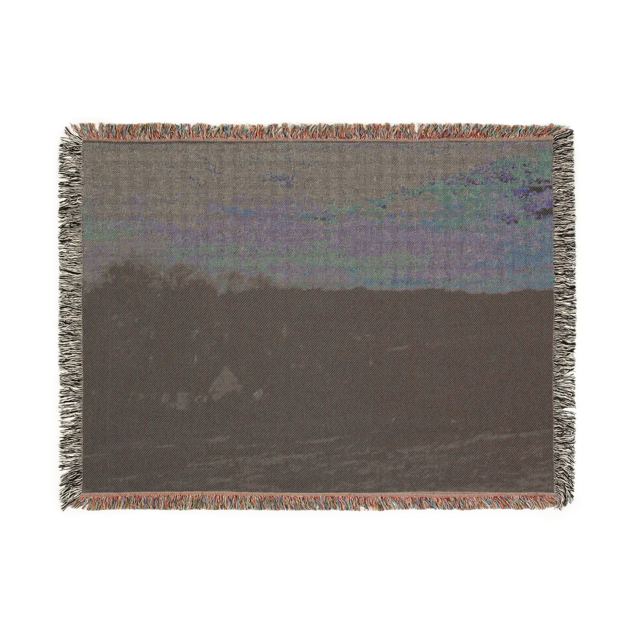 Charles François Daubigny - House of Mère Bazot | Woven Tapestry Blanket