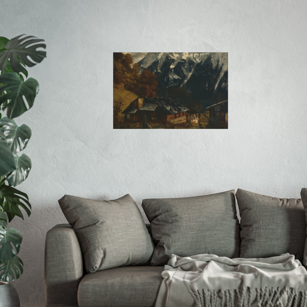 Gustave Courbet - An Alpine Scene | Fine Art Poster