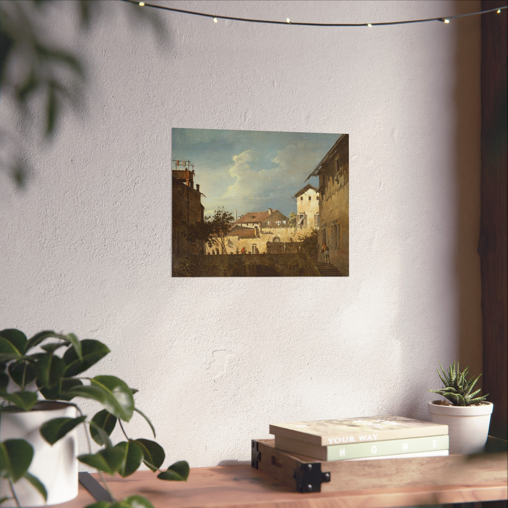 Follower of Canaletto - The Terrace | Fine Art Poster