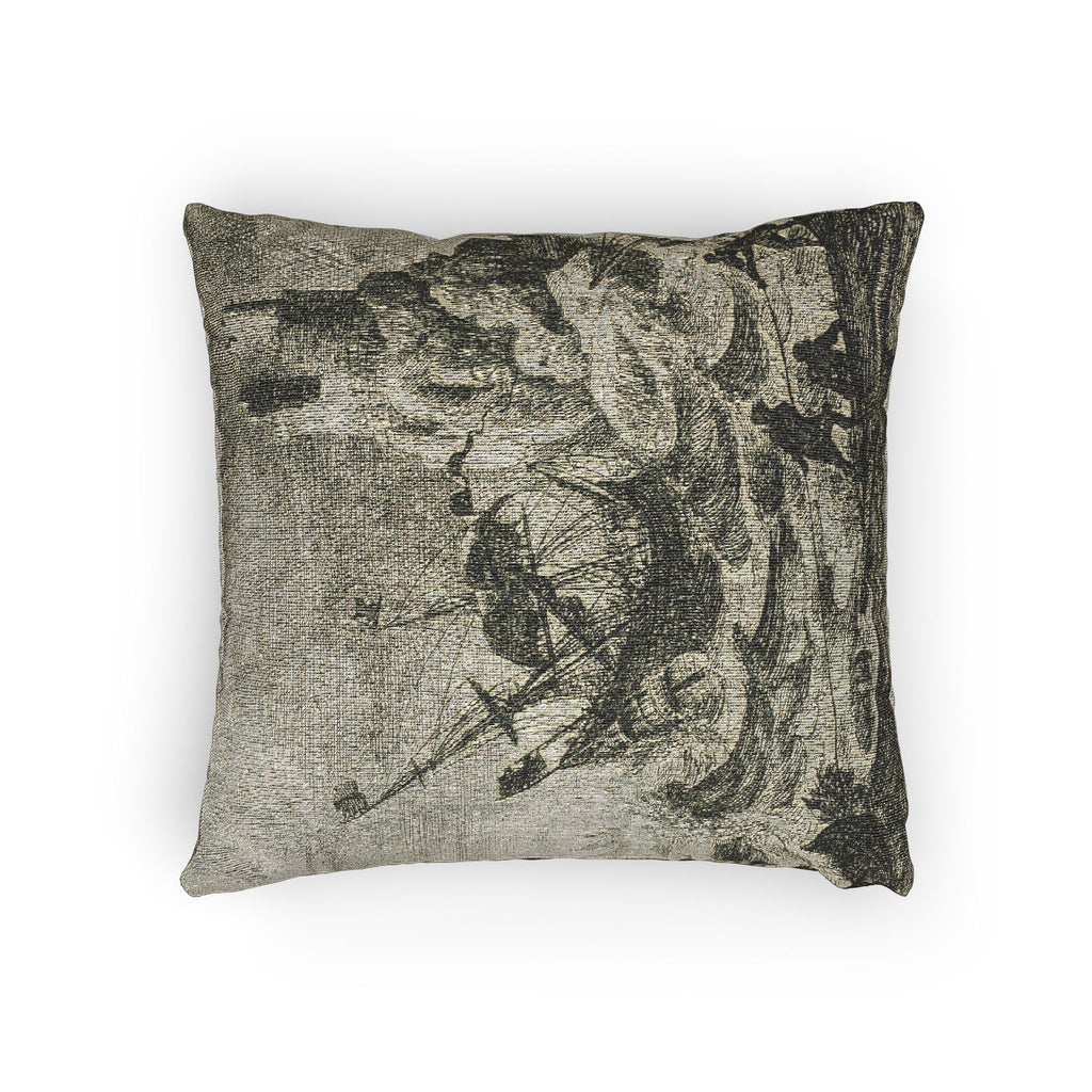 Claude Lorrain - The Shipwreck | Woven Pillow