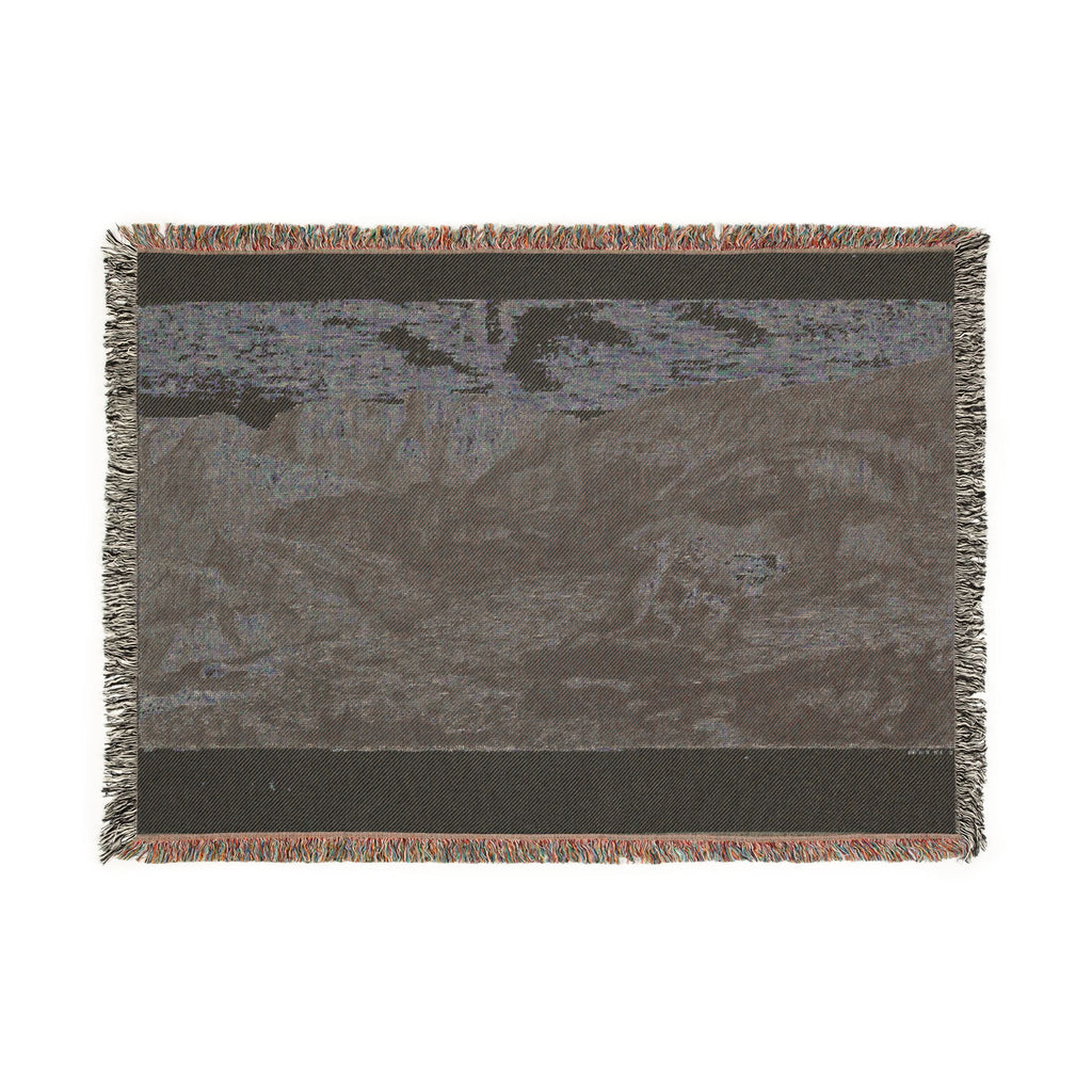 Odilon Redon - Fear | Woven Tapestry Blanket