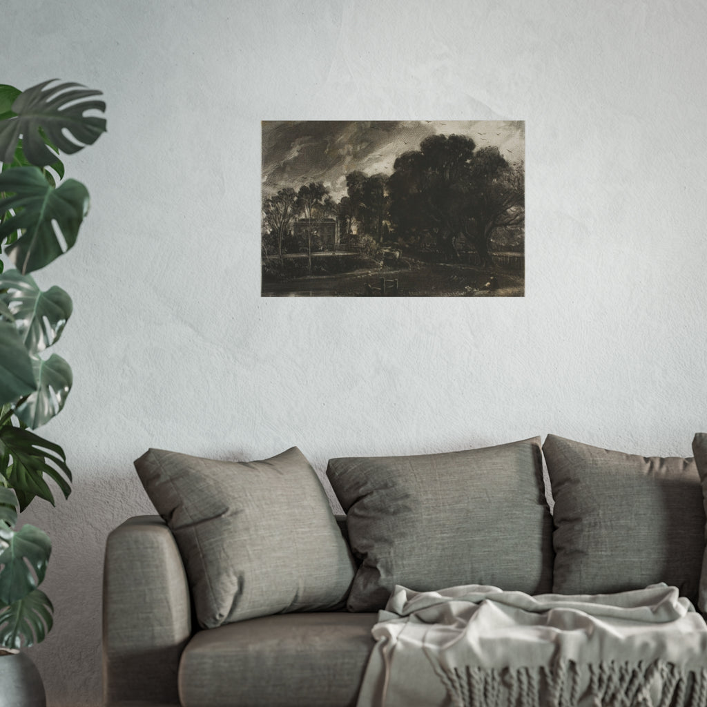 David Lucas - Frontispiece, to Mr. Constable's English Landscape, East Bergholt, Suffolk | Fine Art Poster