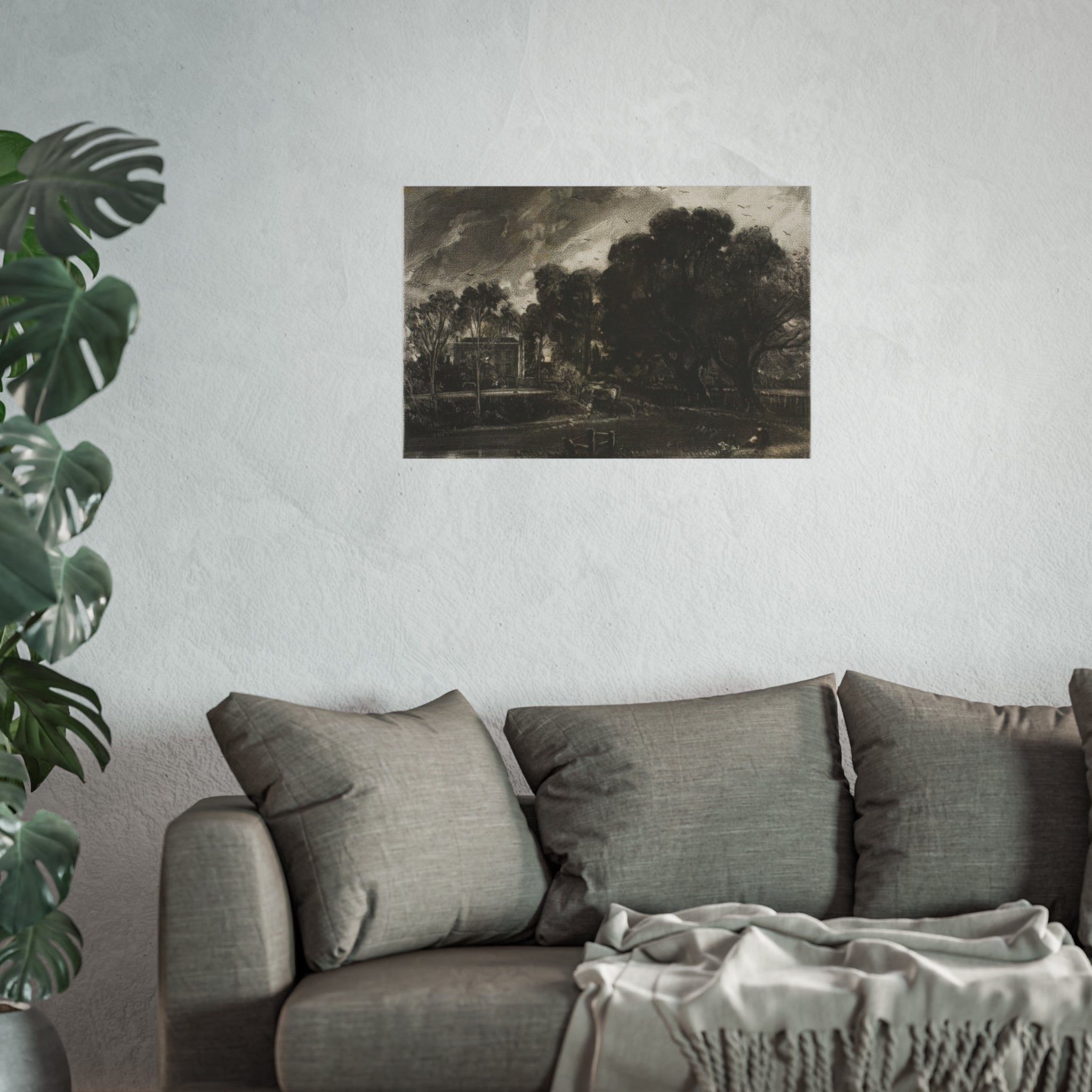 David Lucas - Frontispiece, to Mr. Constable's English Landscape, East Bergholt, Suffolk | Fine Art Poster