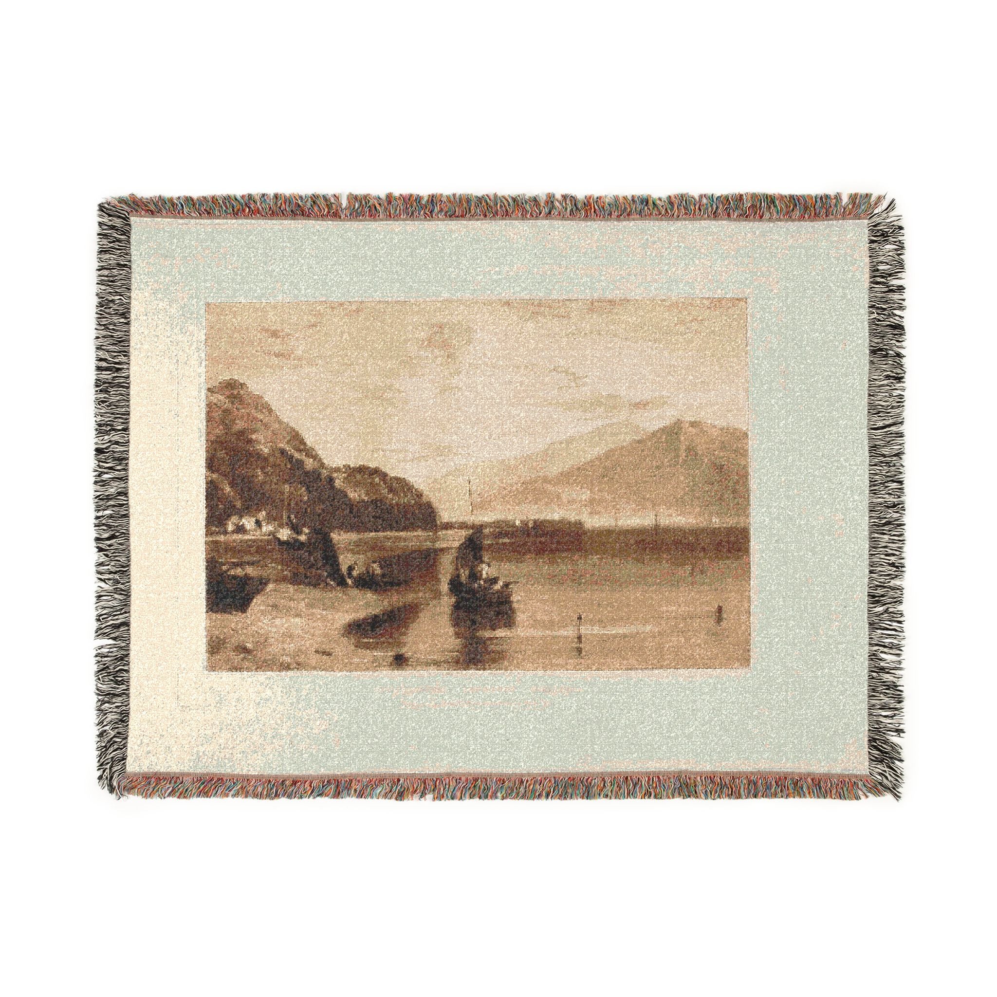 Joseph Mallord William Turner - Inverary Pier Loch Fyne, Morning | Woven Tapestry Blanket