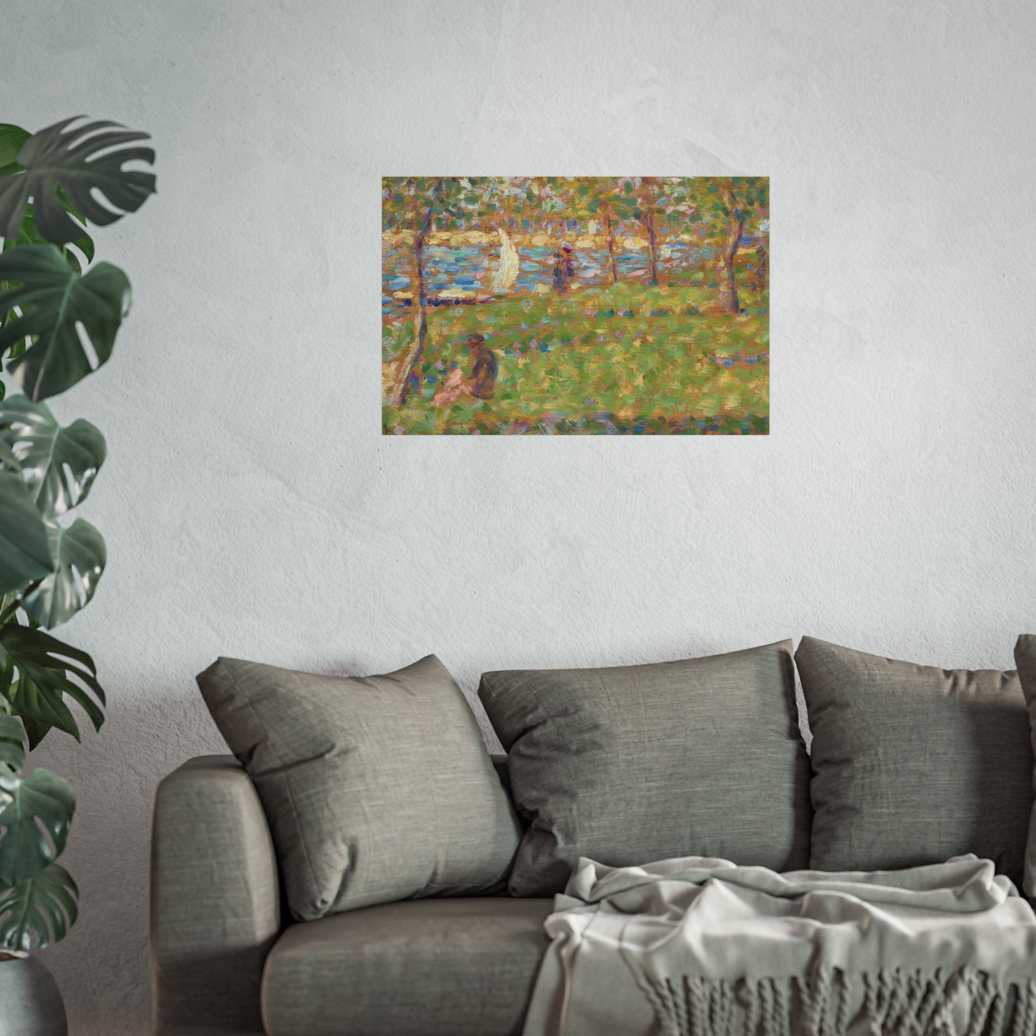 Georges Seurat - Oil Sketch for La Grande Jatte | Fine Art Poster