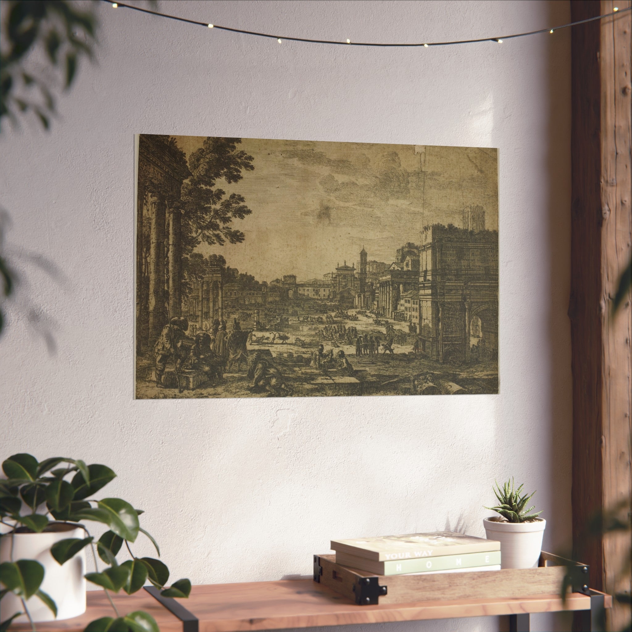 Claude Lorrain - The Roman Forum | Fine Art Poster