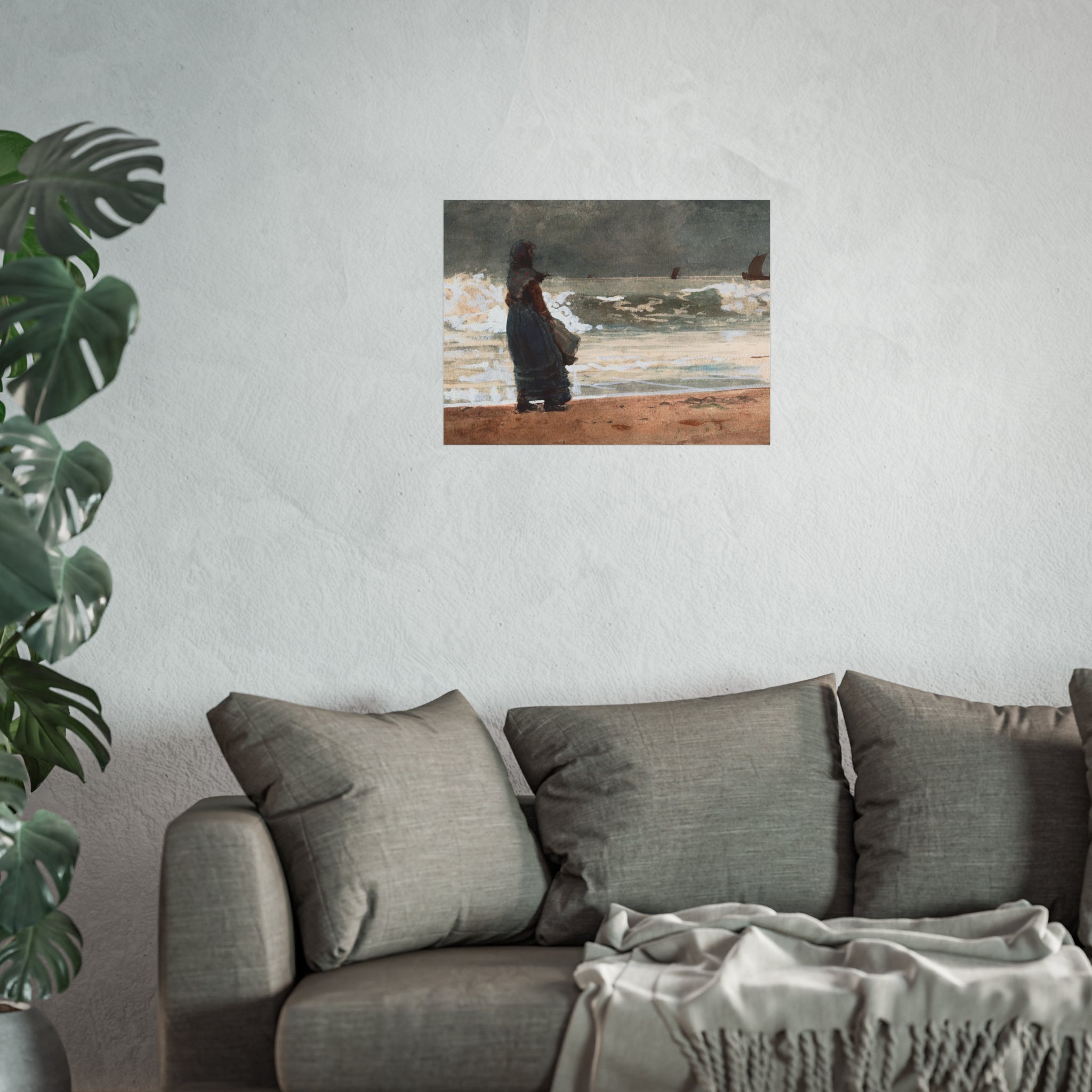 Winslow Homer - The Watcher, Tynemouth | Fine Art Poster