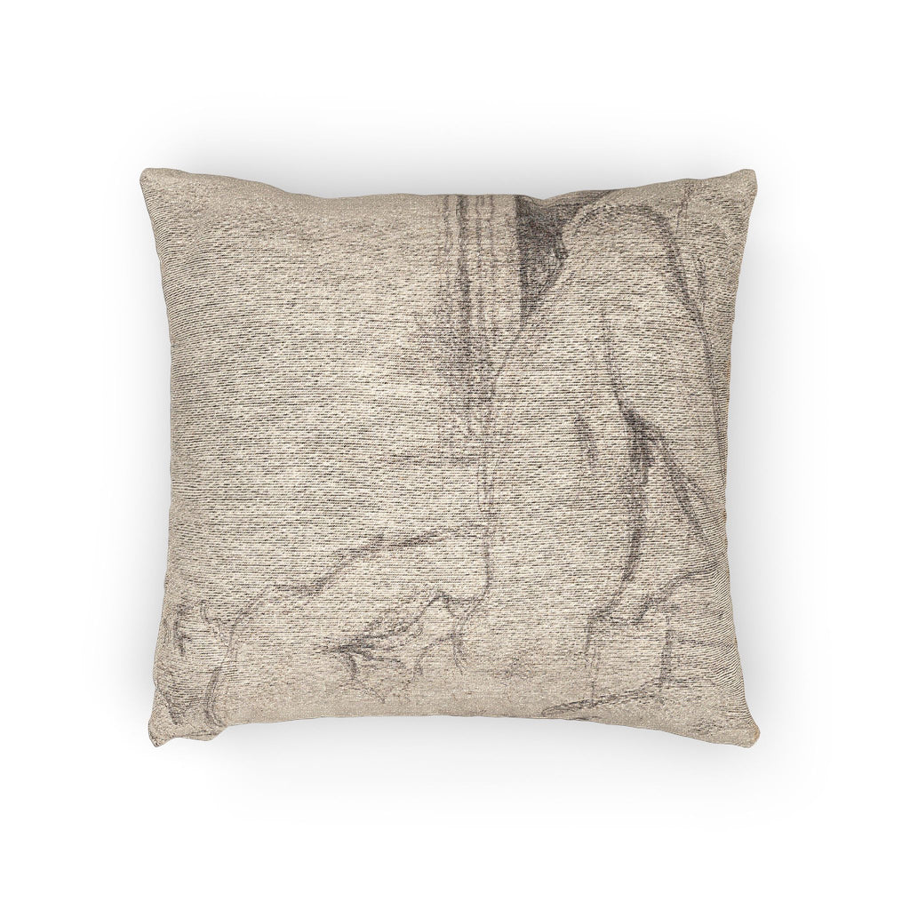 Paul Cezanne - Hercules Resting | Woven Pillow