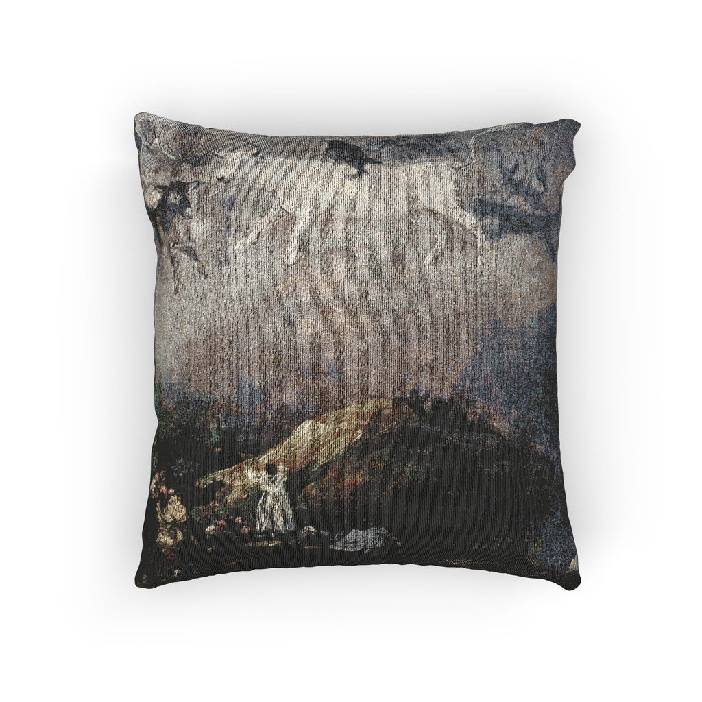 (Agen) Caprice - Francisco de Goya 1818-1819 - Musée des Beaux-Arts d'Agen | Woven Pillow