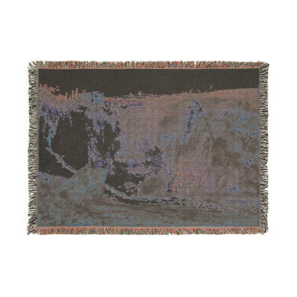 Louis Gabriel Moreau - Waterfall | Woven Tapestry Blanket