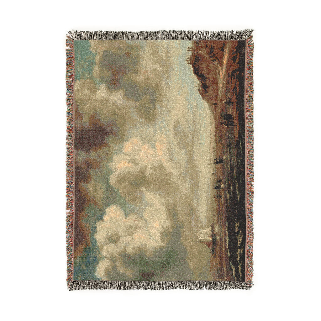 Naar Jacob van Ruisdael - Beach View - 154 - Mauritshuis | Woven Tapestry Blanket