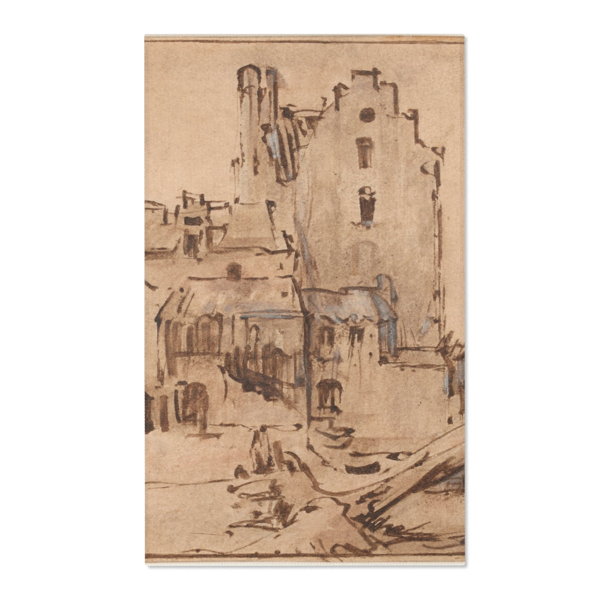 Rembrandt van Rijn - Kostverloren Castle in Decay | Area Rug